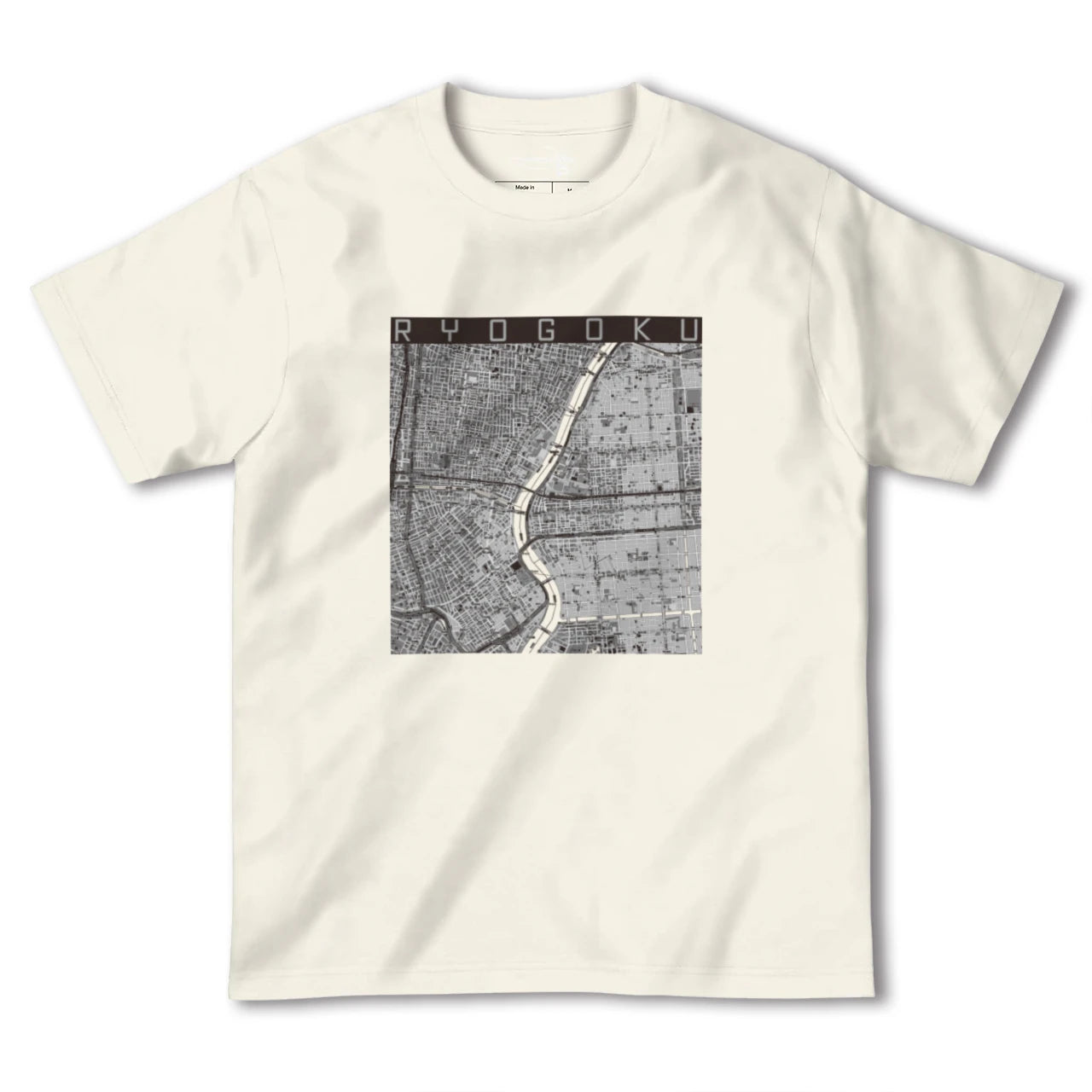 【両国(東京都)】地図柄ヘビーウェイトTシャツ