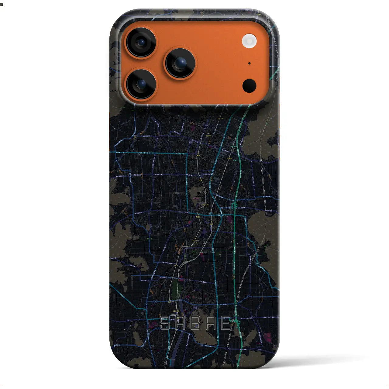 【鯖江(福井県)】地図柄iPhoneケース(バックカバータイプ)