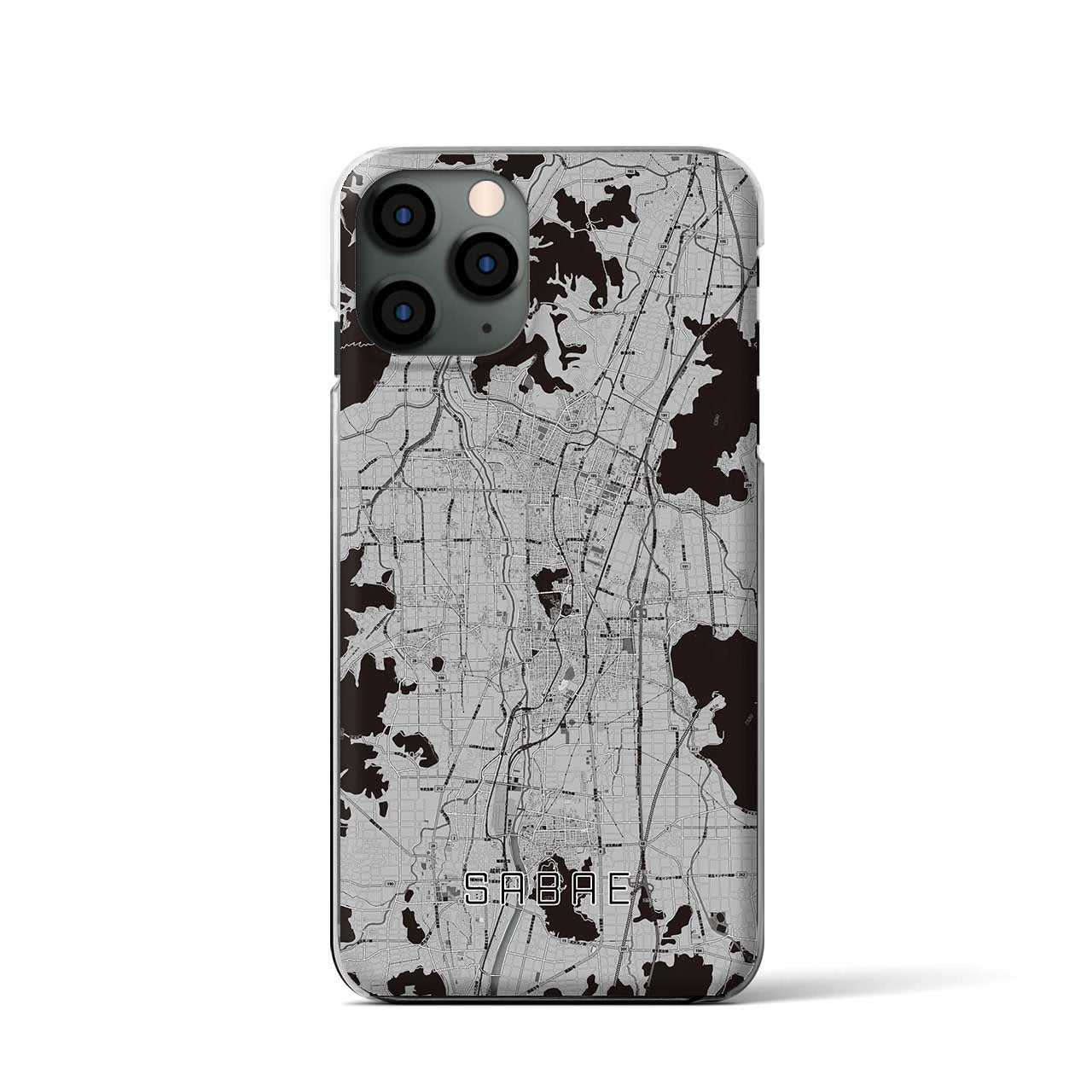 【鯖江(福井県)】地図柄iPhoneケース(クリアタイプ)