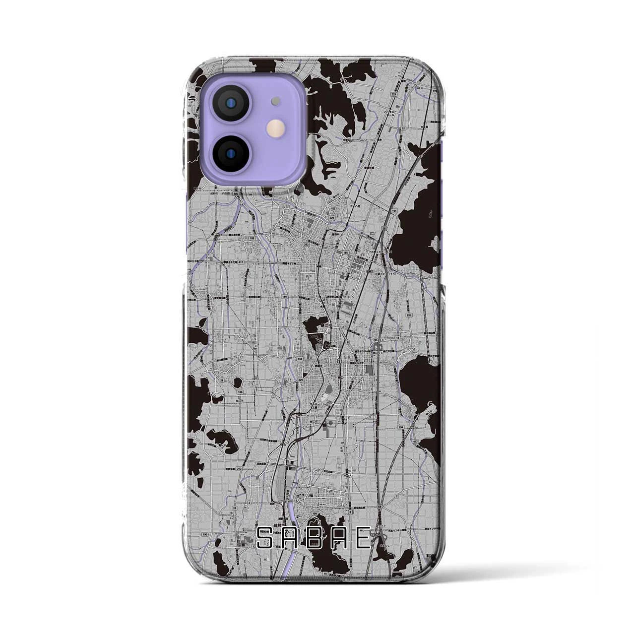 【鯖江(福井県)】地図柄iPhoneケース(クリアタイプ)