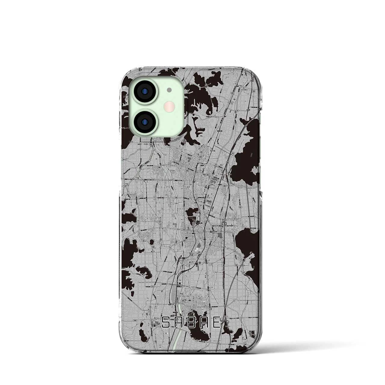 【鯖江(福井県)】地図柄iPhoneケース(クリアタイプ)