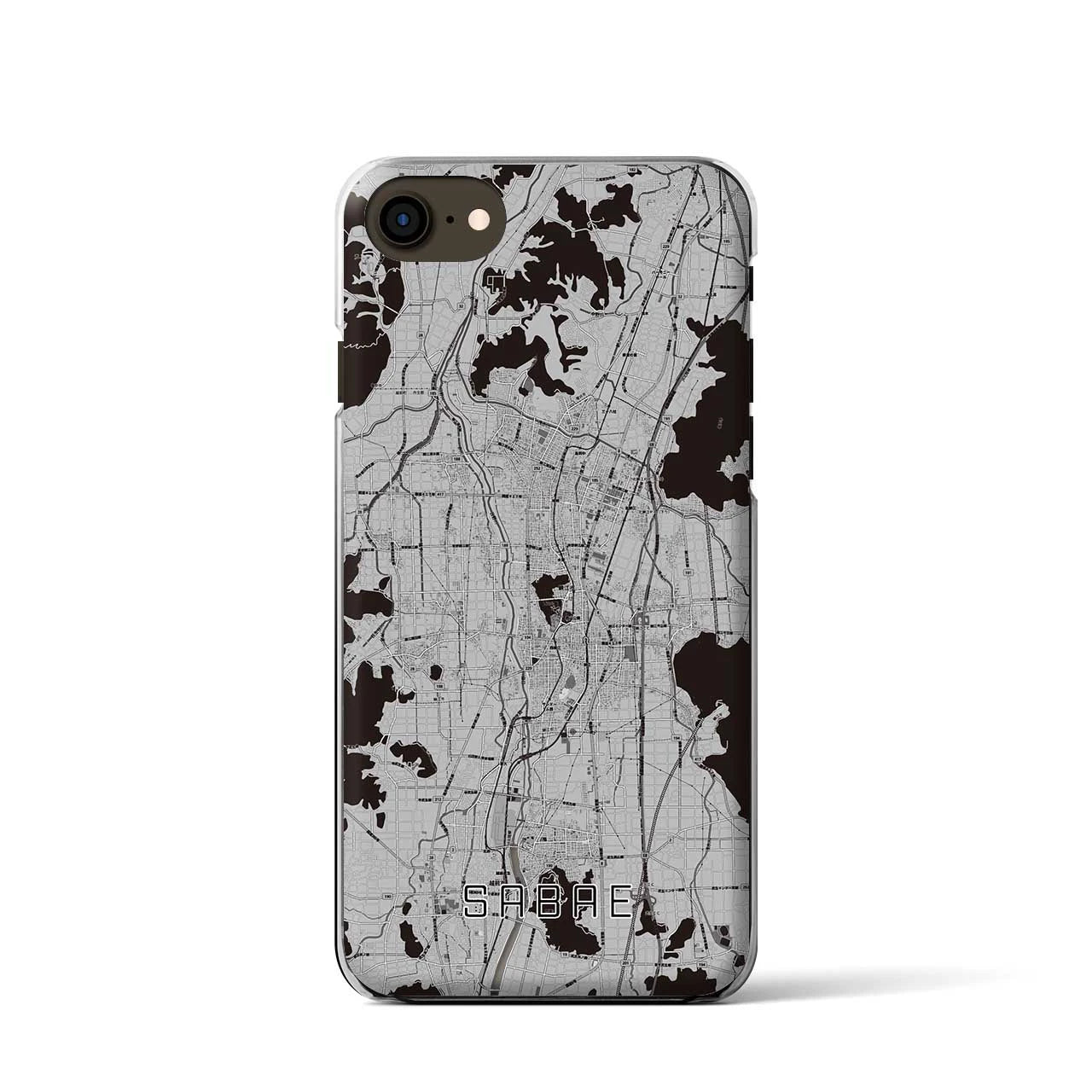 【鯖江(福井県)】地図柄iPhoneケース(クリアタイプ)