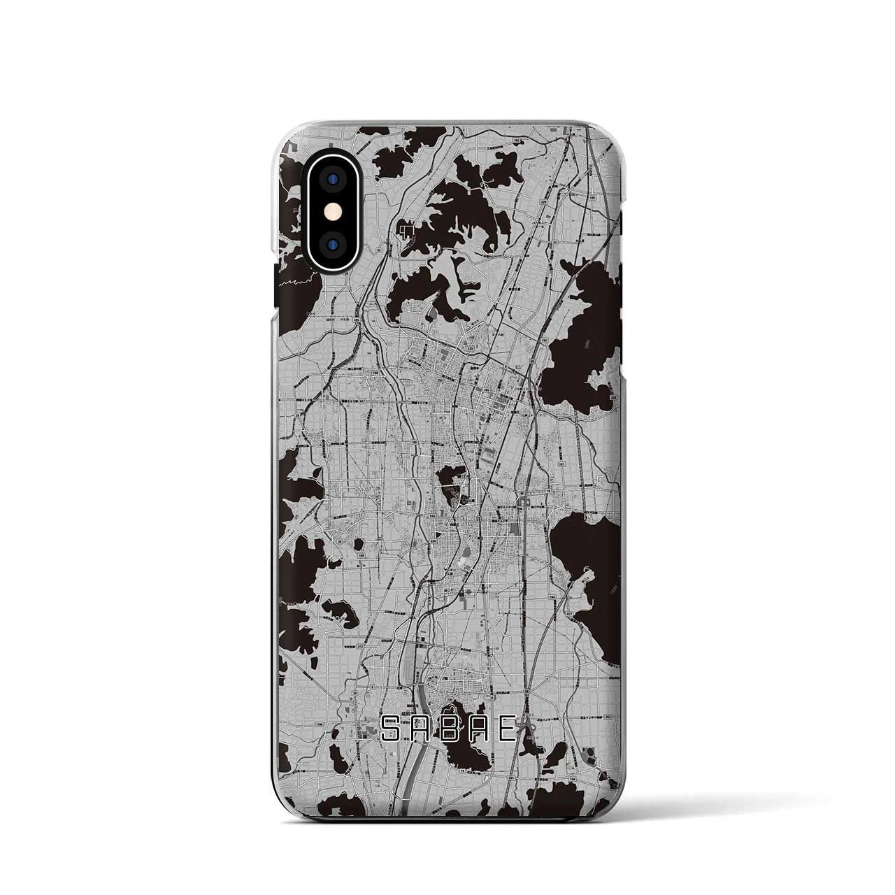 【鯖江(福井県)】地図柄iPhoneケース(クリアタイプ)