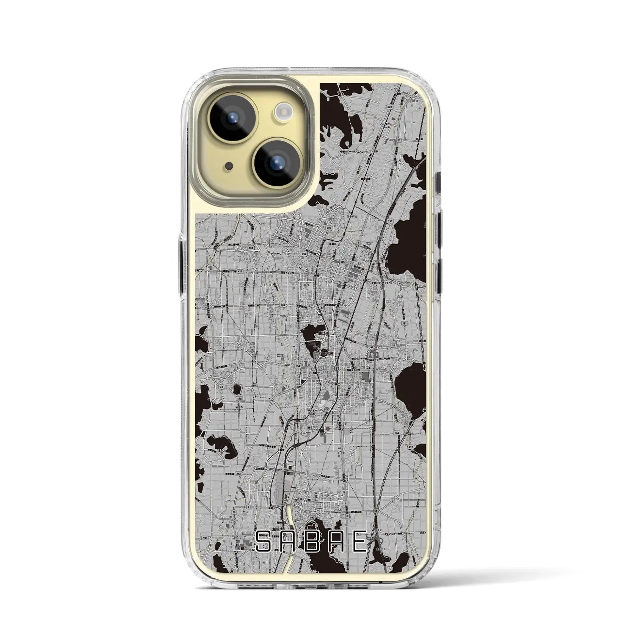 【鯖江(福井県)】地図柄iPhoneケース(MagSafeタイプ)