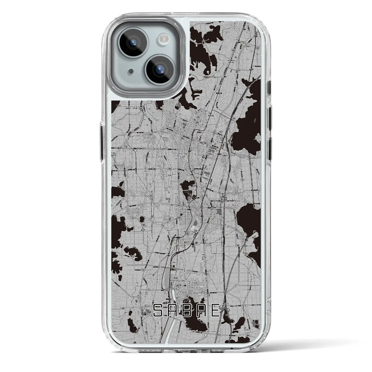 【鯖江(福井県)】地図柄iPhoneケース(MagSafeタイプ)