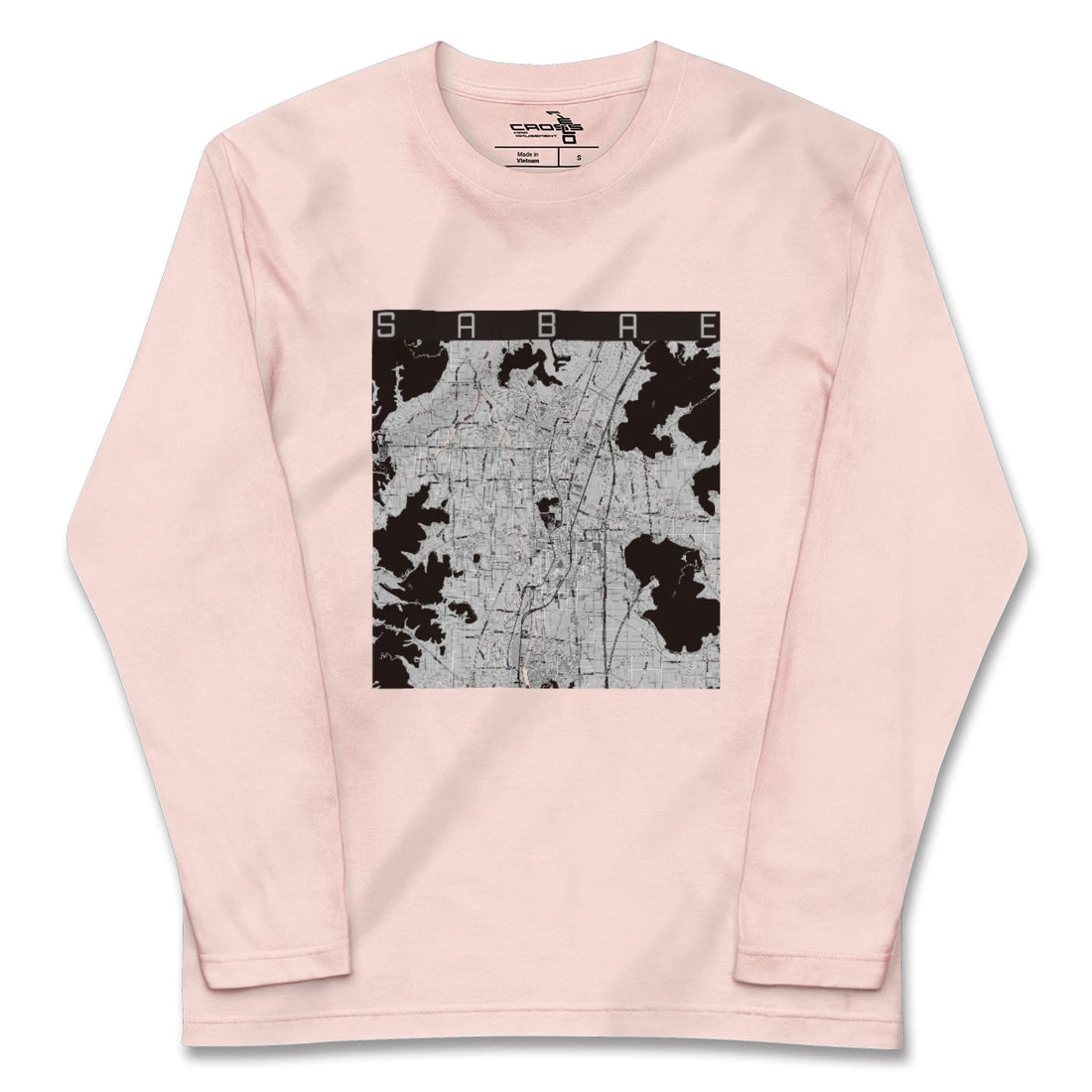 【鯖江(福井県)】地図柄ロングスリーブTシャツ