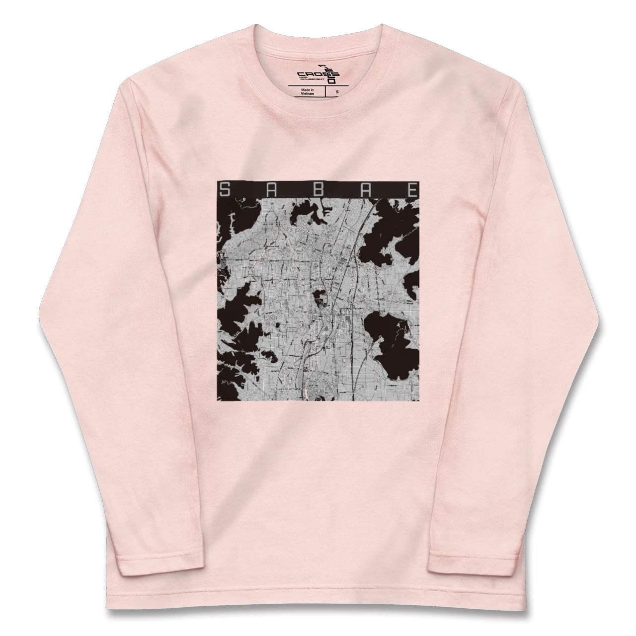 【鯖江(福井県)】地図柄ロングスリーブTシャツ