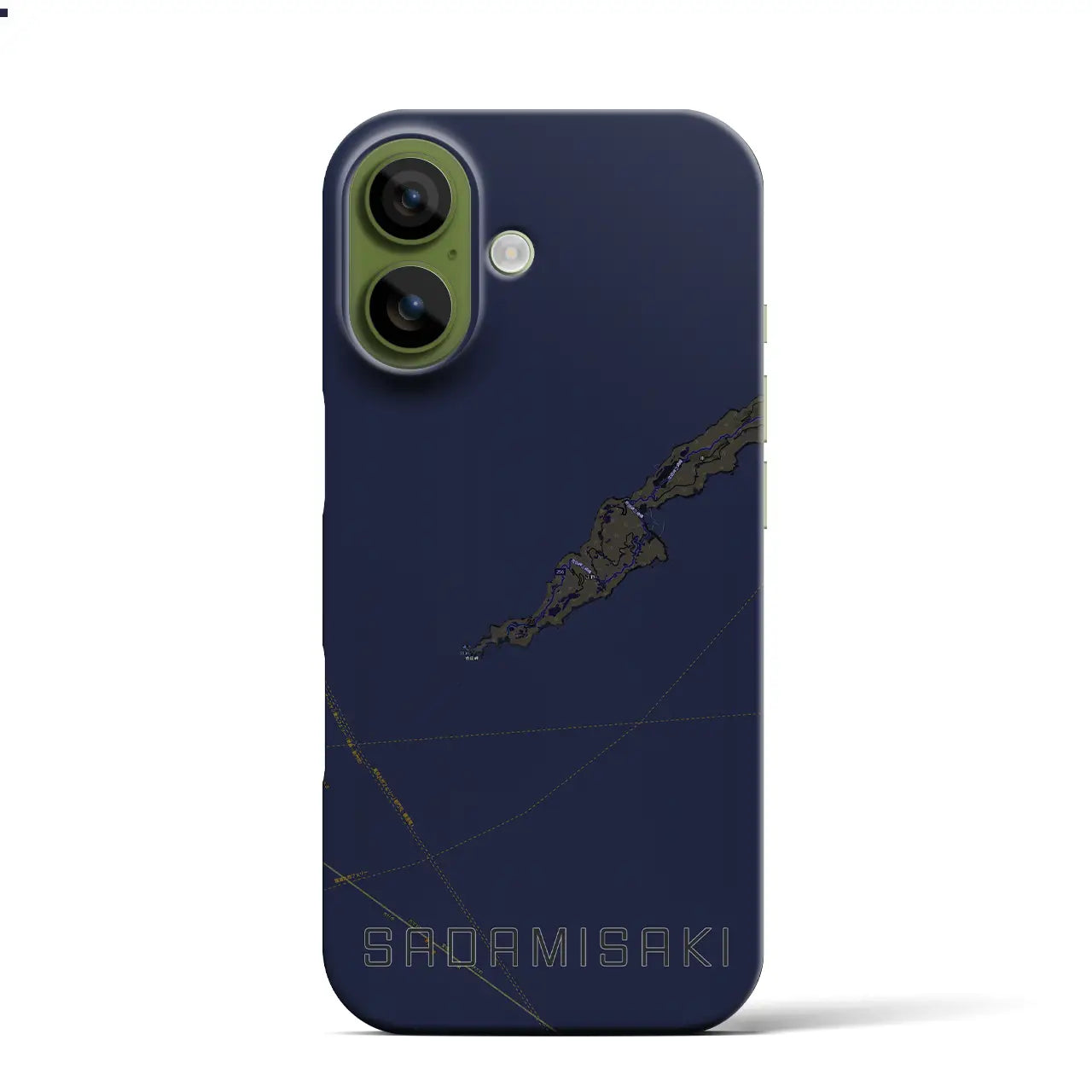 【佐田岬(愛媛県)】地図柄iPhoneケース(バックカバータイプ)