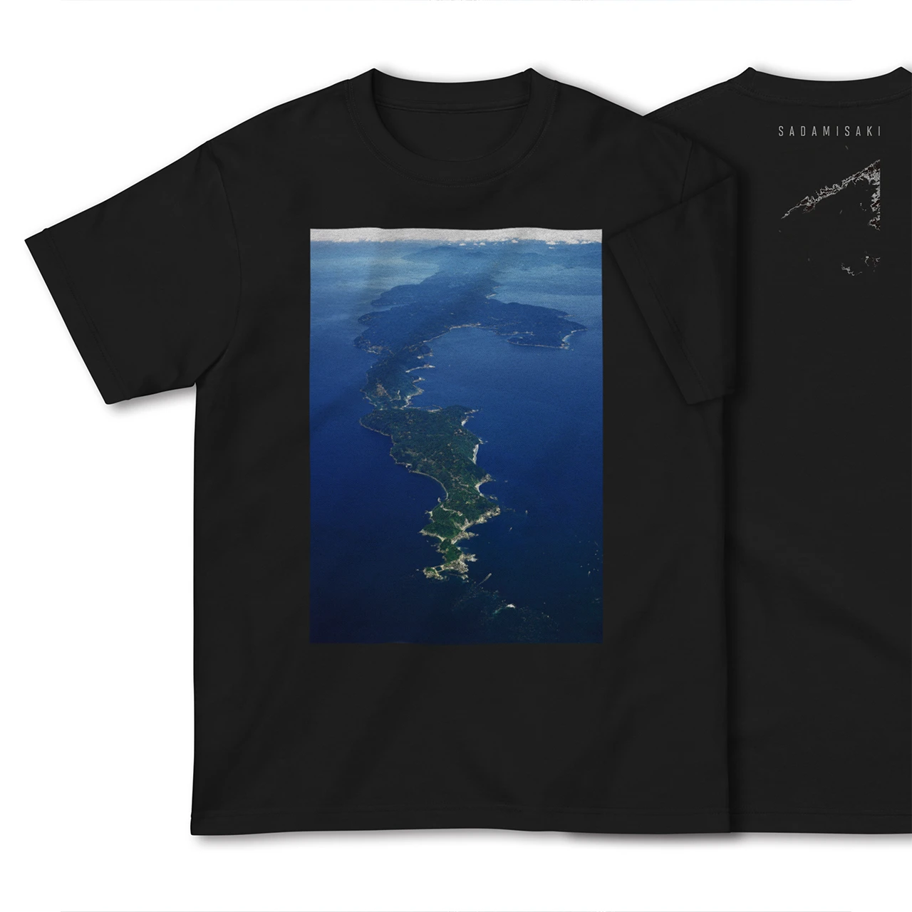 【佐田岬(愛媛県)】Map World ハイクオリティTシャツ