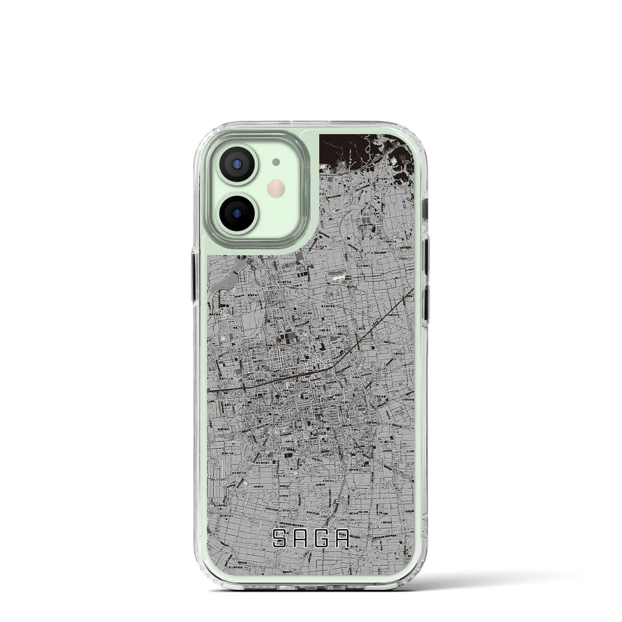 【佐賀2(佐賀県)】地図柄iPhoneケース(MagSafeタイプ)