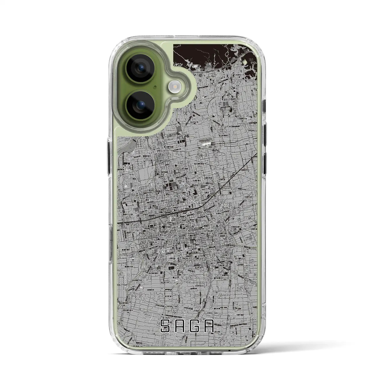 【佐賀2(佐賀県)】地図柄iPhoneケース(MagSafeタイプ)