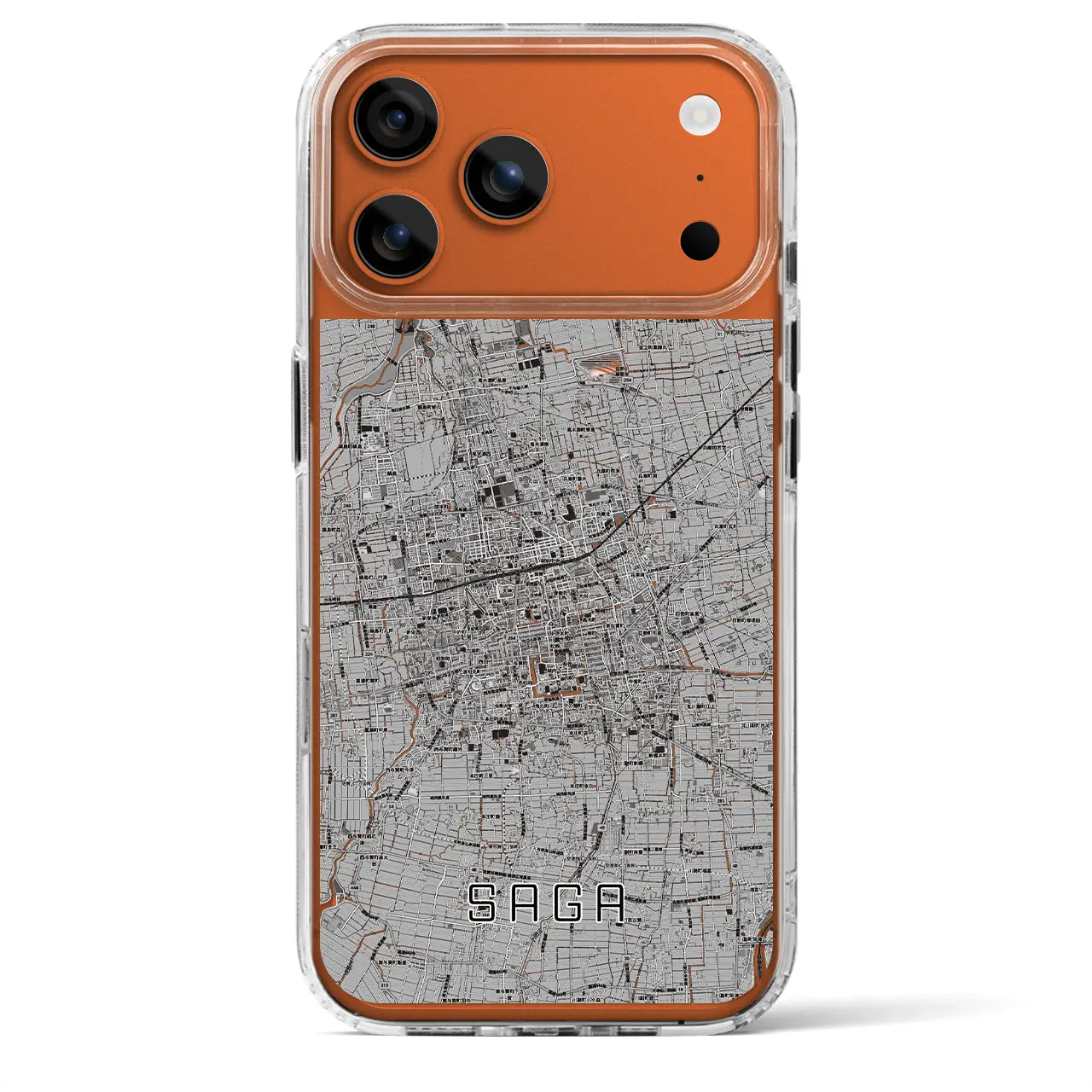 【佐賀2(佐賀県)】地図柄iPhoneケース(MagSafeタイプ)