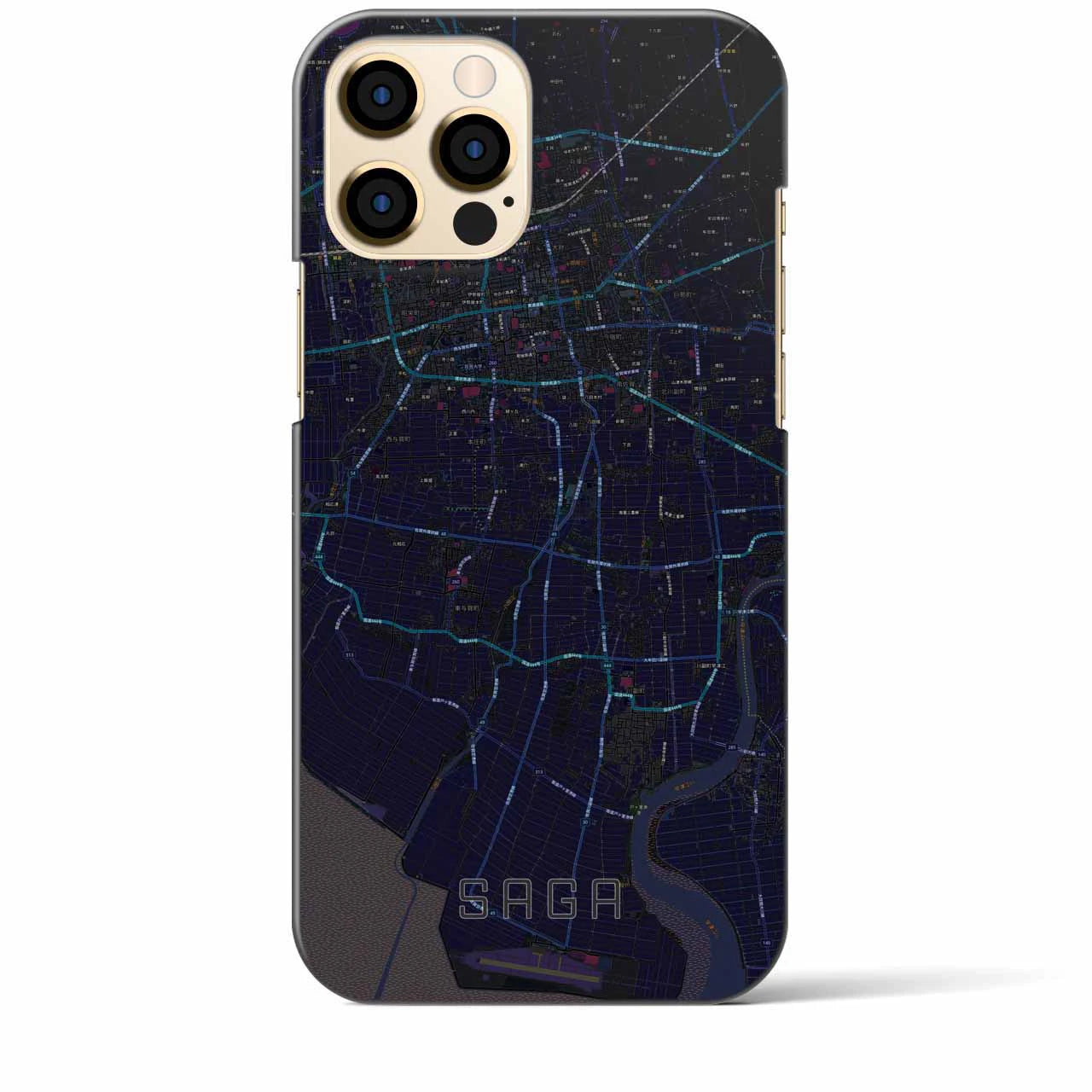 【佐賀(佐賀県)】地図柄iPhoneケース(バックカバータイプ)