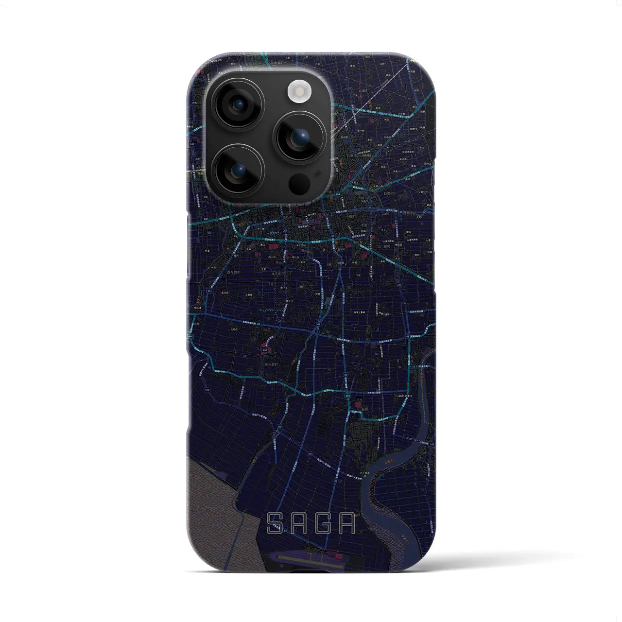 【佐賀(佐賀県)】地図柄iPhoneケース(バックカバータイプ)