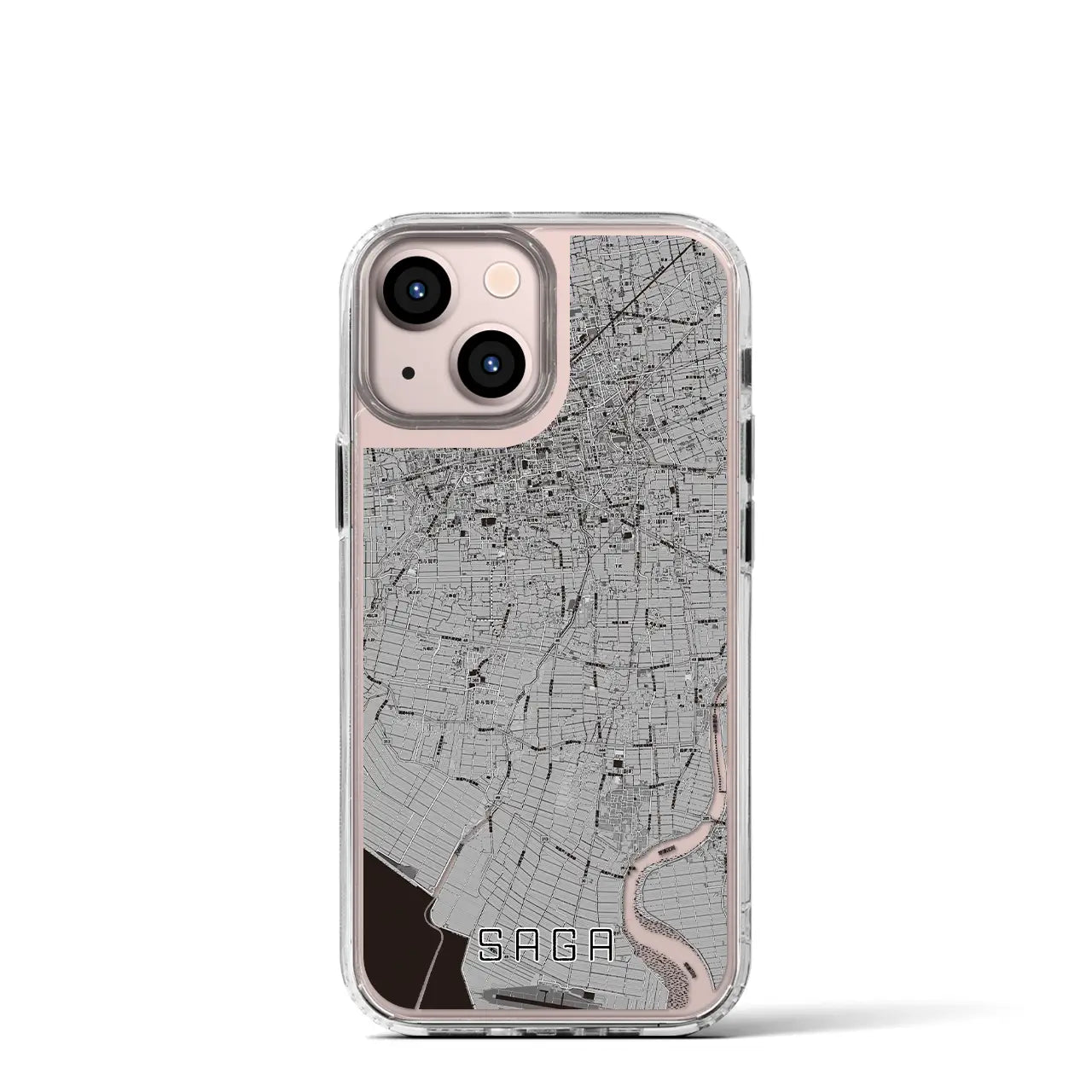 【佐賀(佐賀県)】地図柄iPhoneケース(MagSafeタイプ)