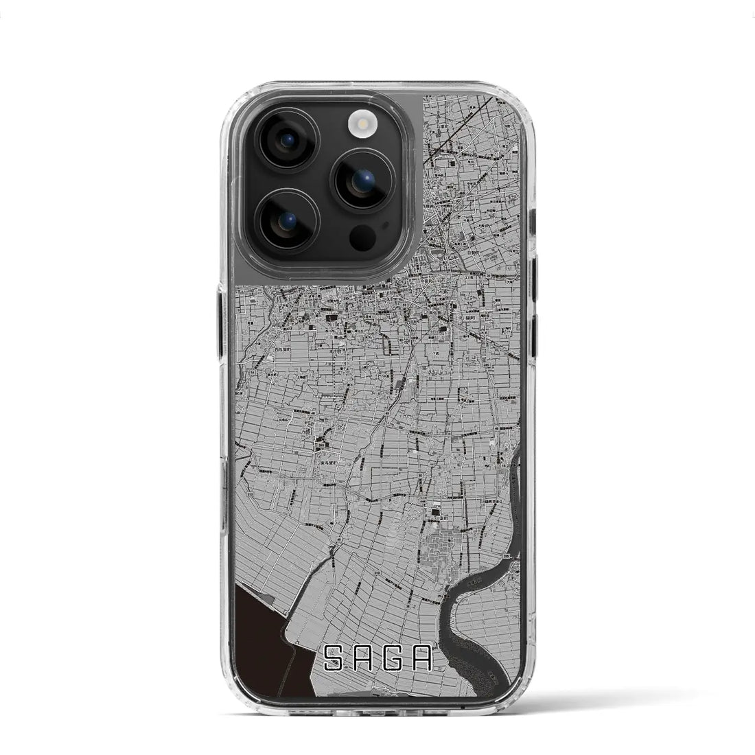 【佐賀(佐賀県)】地図柄iPhoneケース(MagSafeタイプ)