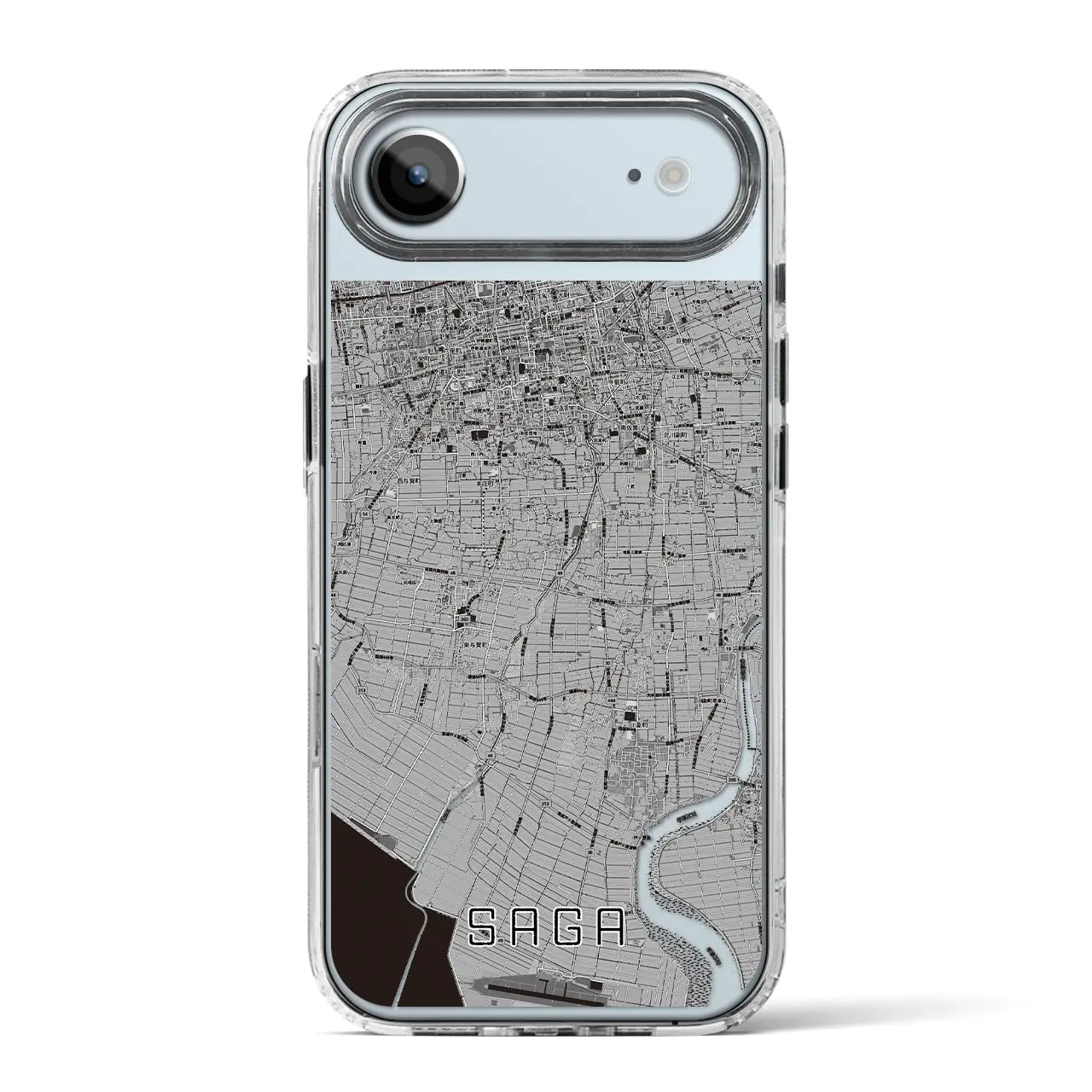 【佐賀(佐賀県)】地図柄iPhoneケース(MagSafeタイプ)