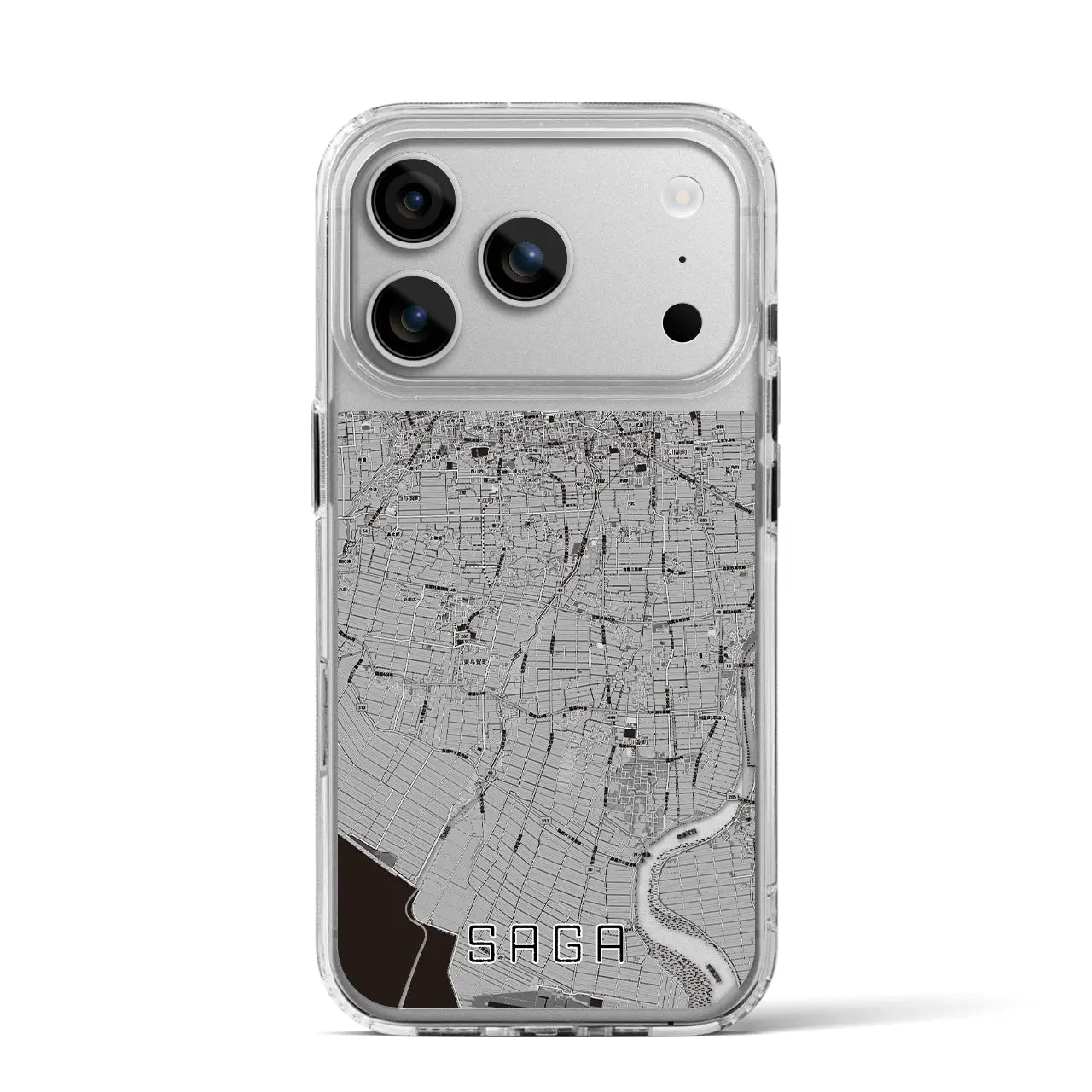 【佐賀(佐賀県)】地図柄iPhoneケース(MagSafeタイプ)