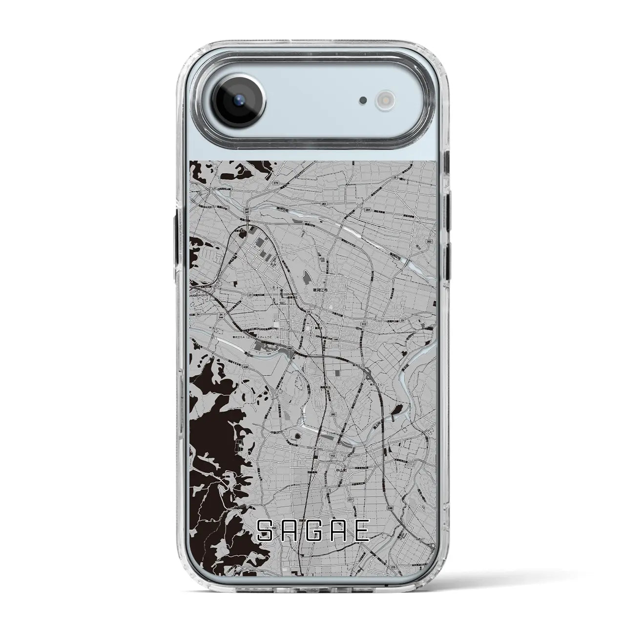 【寒河江(山形県)】地図柄iPhoneケース(MagSafeタイプ)