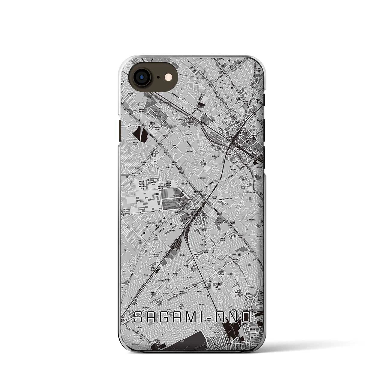 【相模大野(神奈川県)】地図柄iPhoneケース(クリアタイプ)