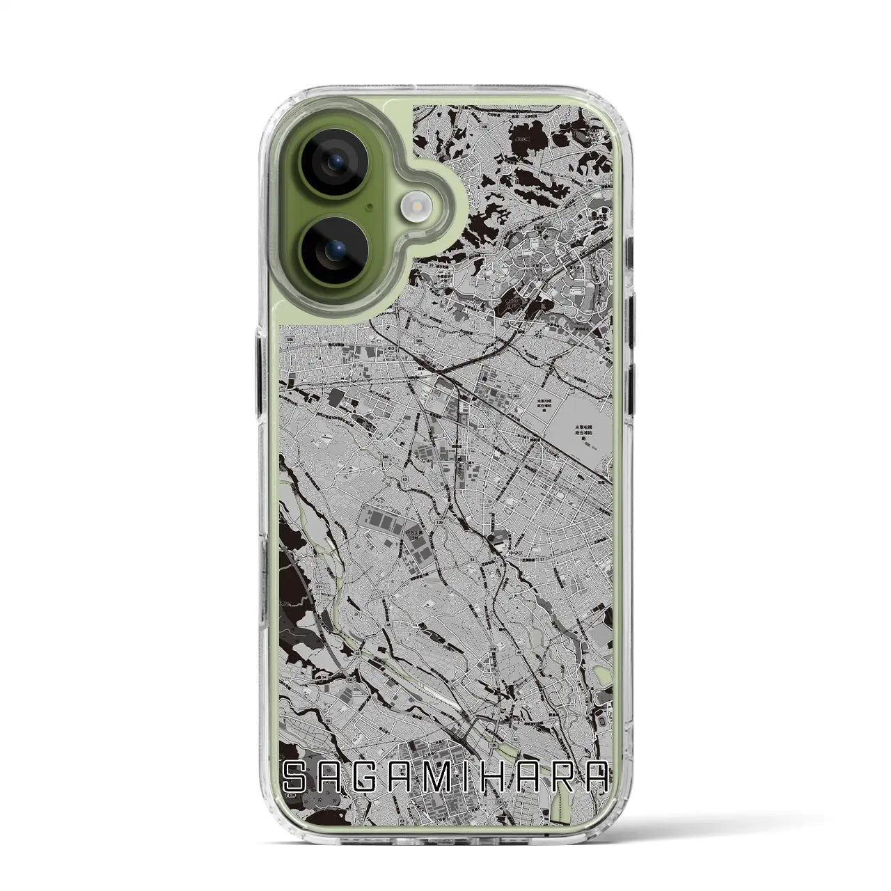 【相模原(神奈川県)】地図柄iPhoneケース(MagSafeタイプ)