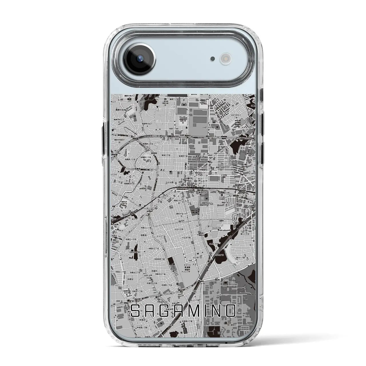 【さがみ野(神奈川県)】地図柄iPhoneケース(MagSafeタイプ)