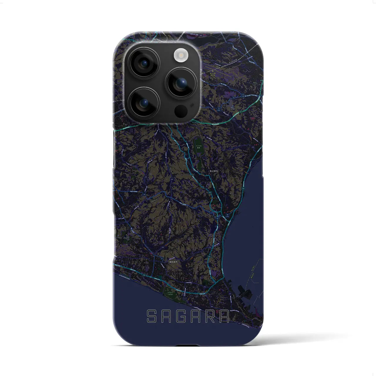 【相良(静岡県)】地図柄iPhoneケース(バックカバータイプ)