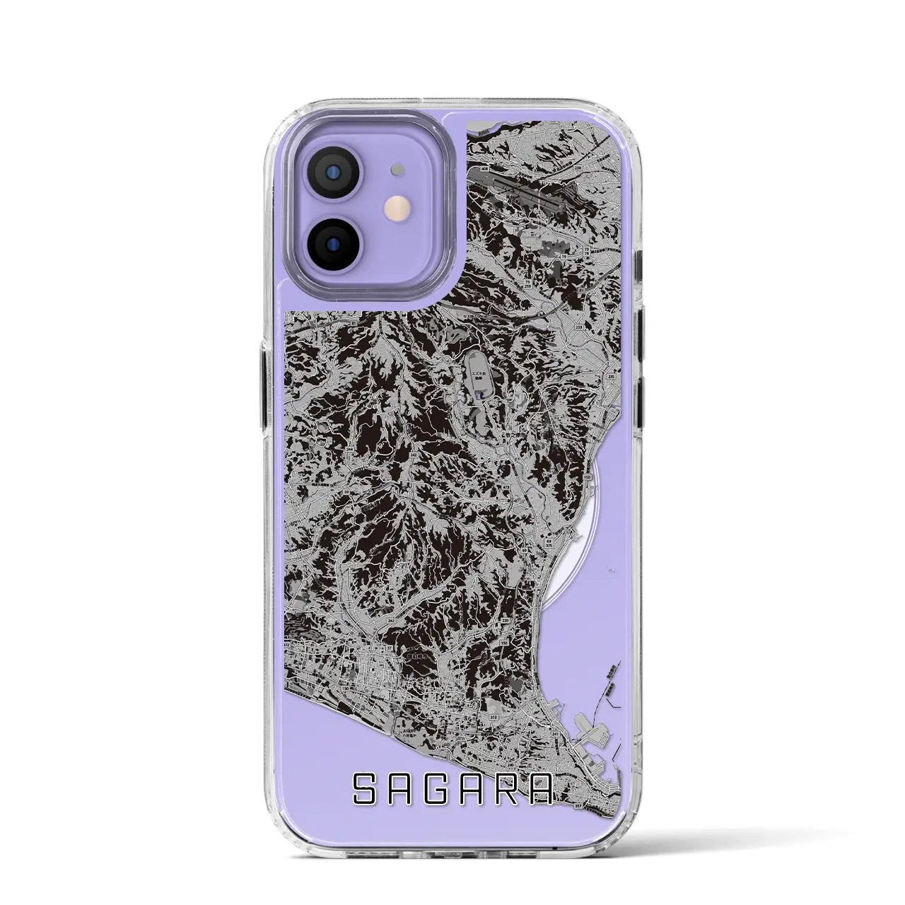 【相良(静岡県)】地図柄iPhoneケース(MagSafeタイプ)