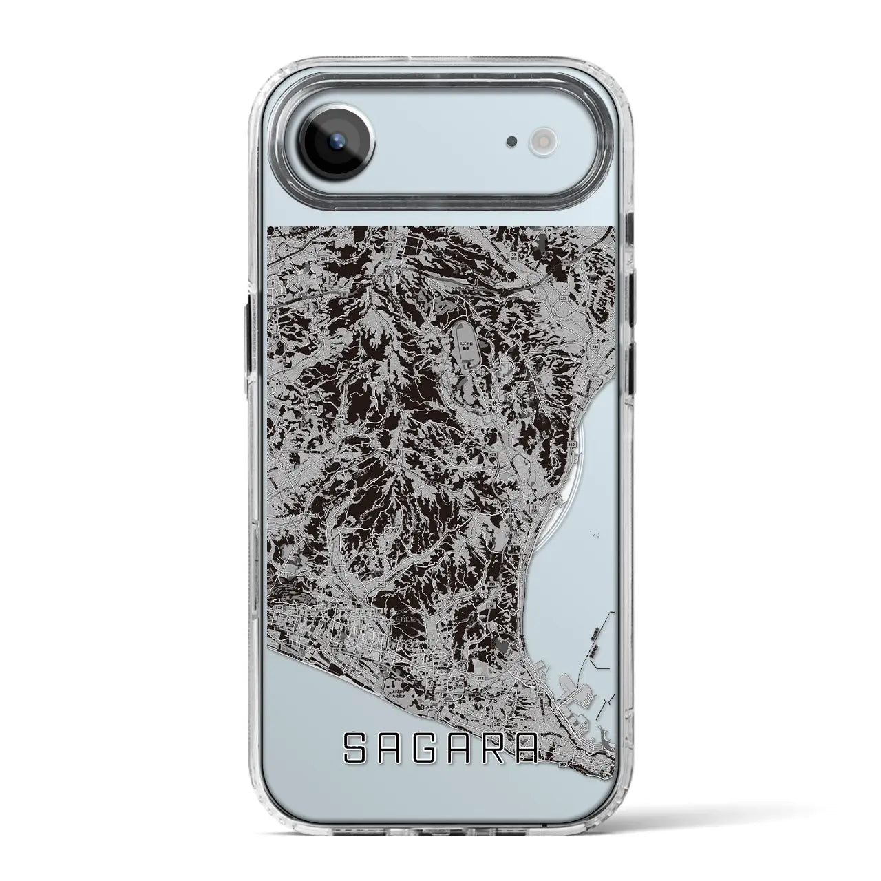 【相良(静岡県)】地図柄iPhoneケース(MagSafeタイプ)