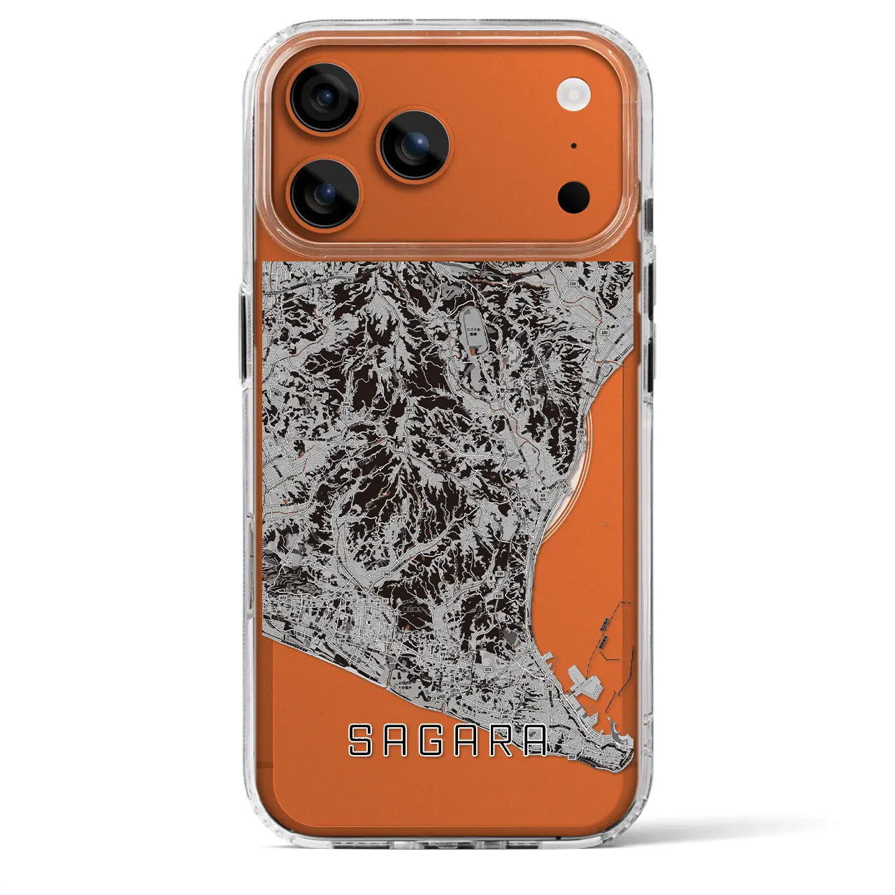 【相良(静岡県)】地図柄iPhoneケース(MagSafeタイプ)