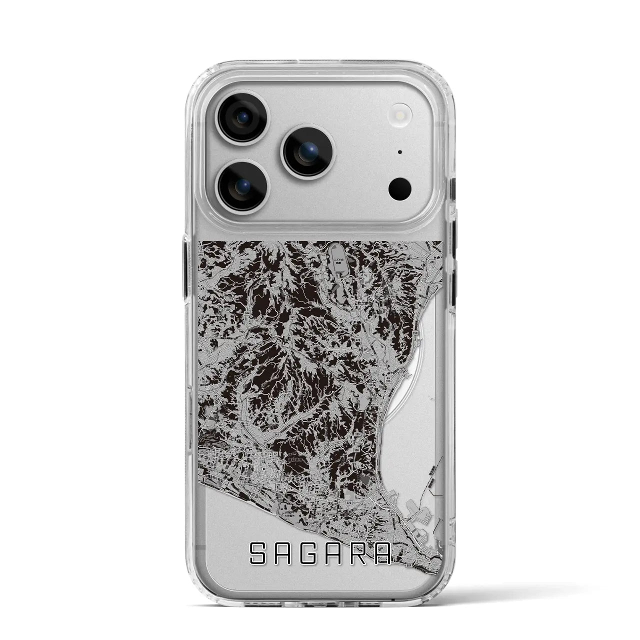 【相良(静岡県)】地図柄iPhoneケース(MagSafeタイプ)