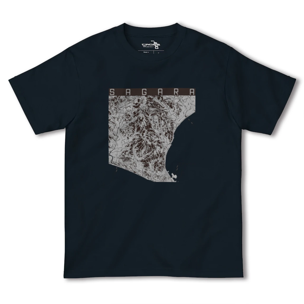 【相良(静岡県)】地図柄ヘビーウェイトTシャツ