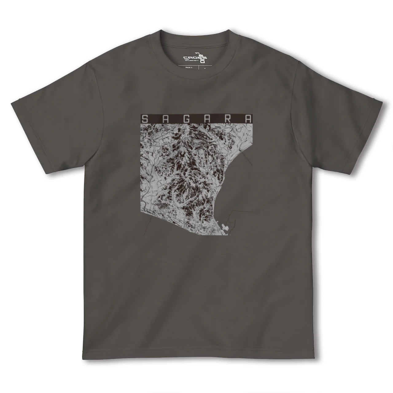 【相良(静岡県)】地図柄ヘビーウェイトTシャツ