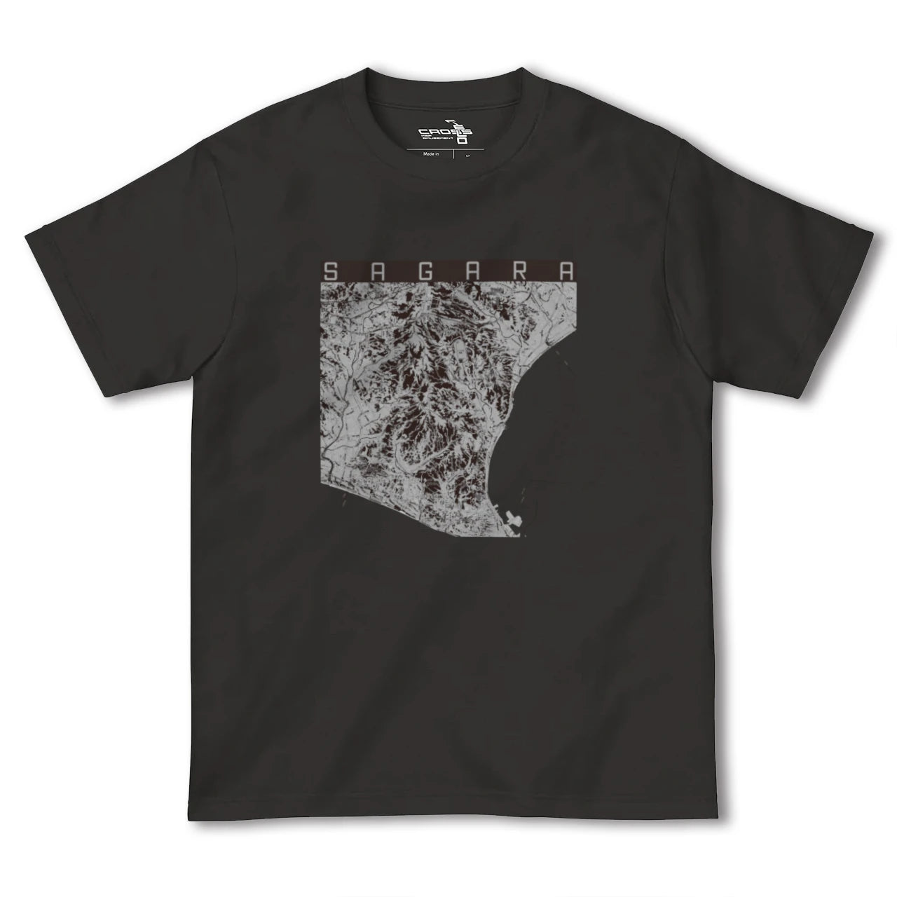 【相良(静岡県)】地図柄ヘビーウェイトTシャツ