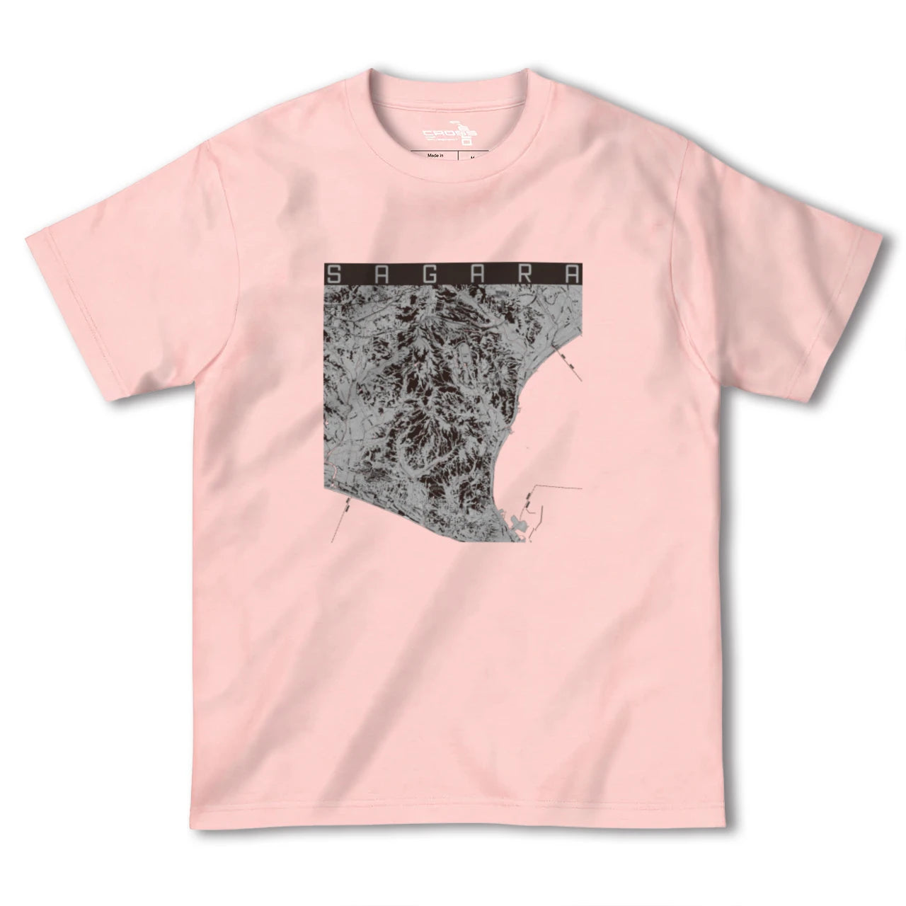 【相良(静岡県)】地図柄ヘビーウェイトTシャツ