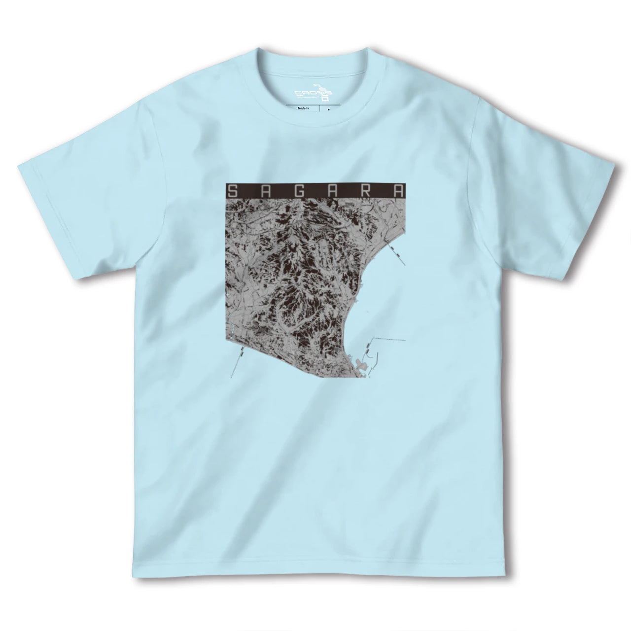 【相良(静岡県)】地図柄ヘビーウェイトTシャツ