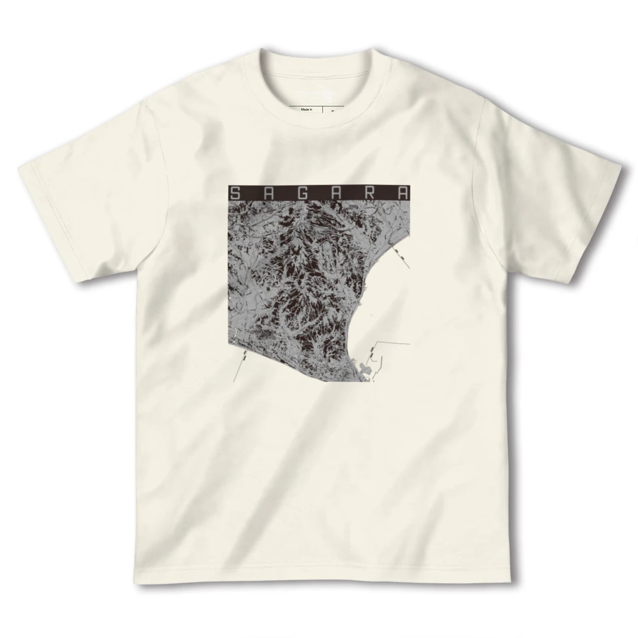 【相良(静岡県)】地図柄ヘビーウェイトTシャツ