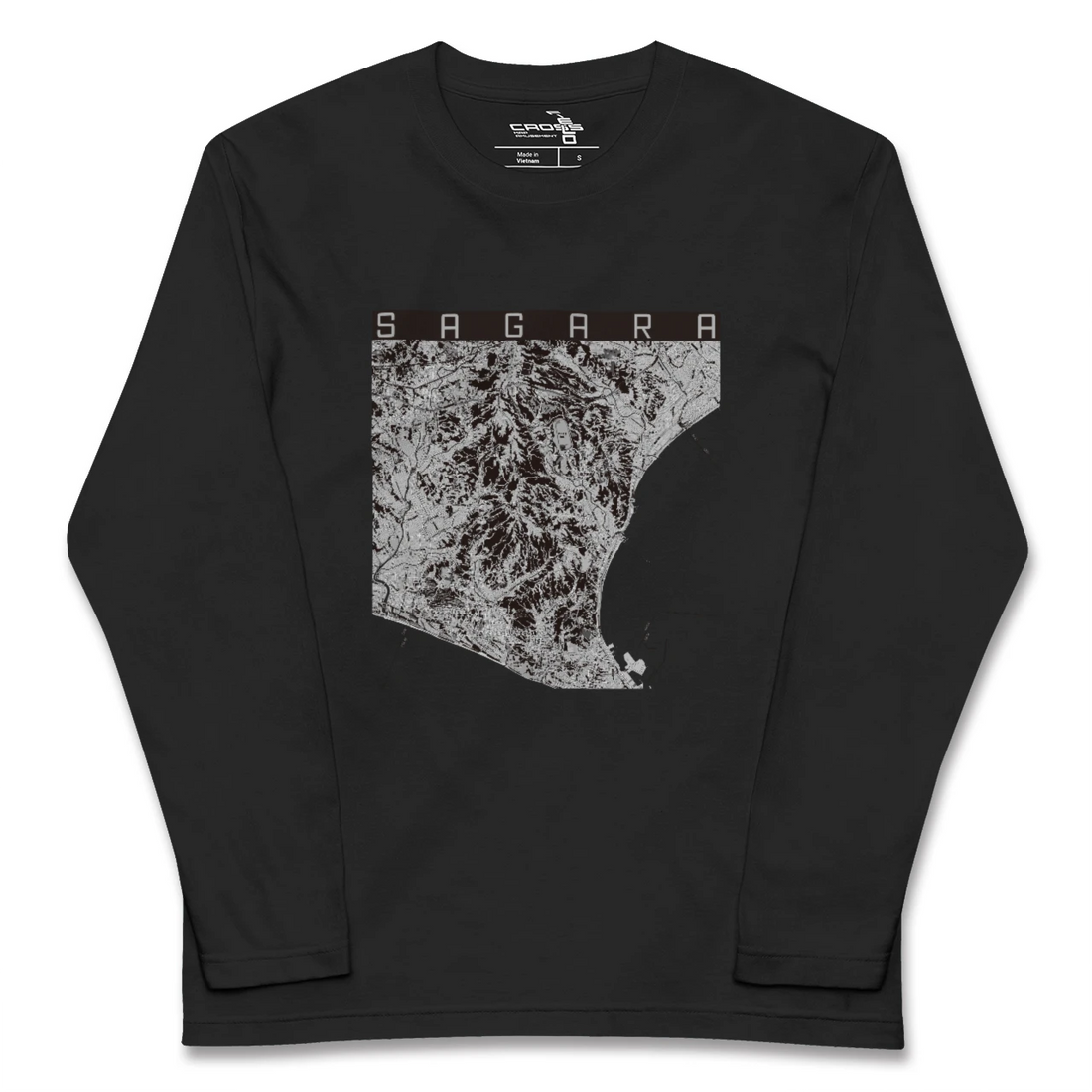【相良(静岡県)】地図柄ロングスリーブTシャツ