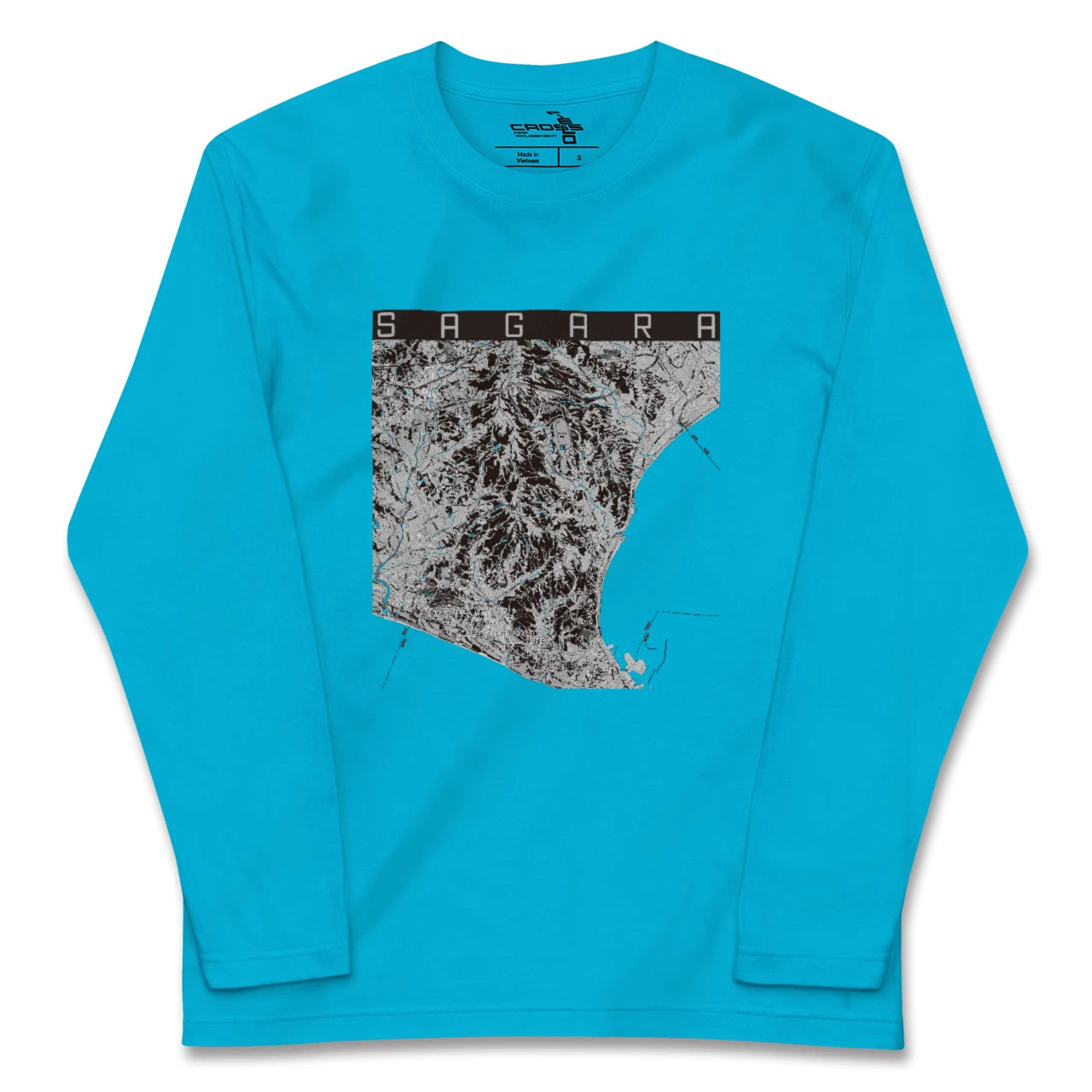 【相良(静岡県)】地図柄ロングスリーブTシャツ