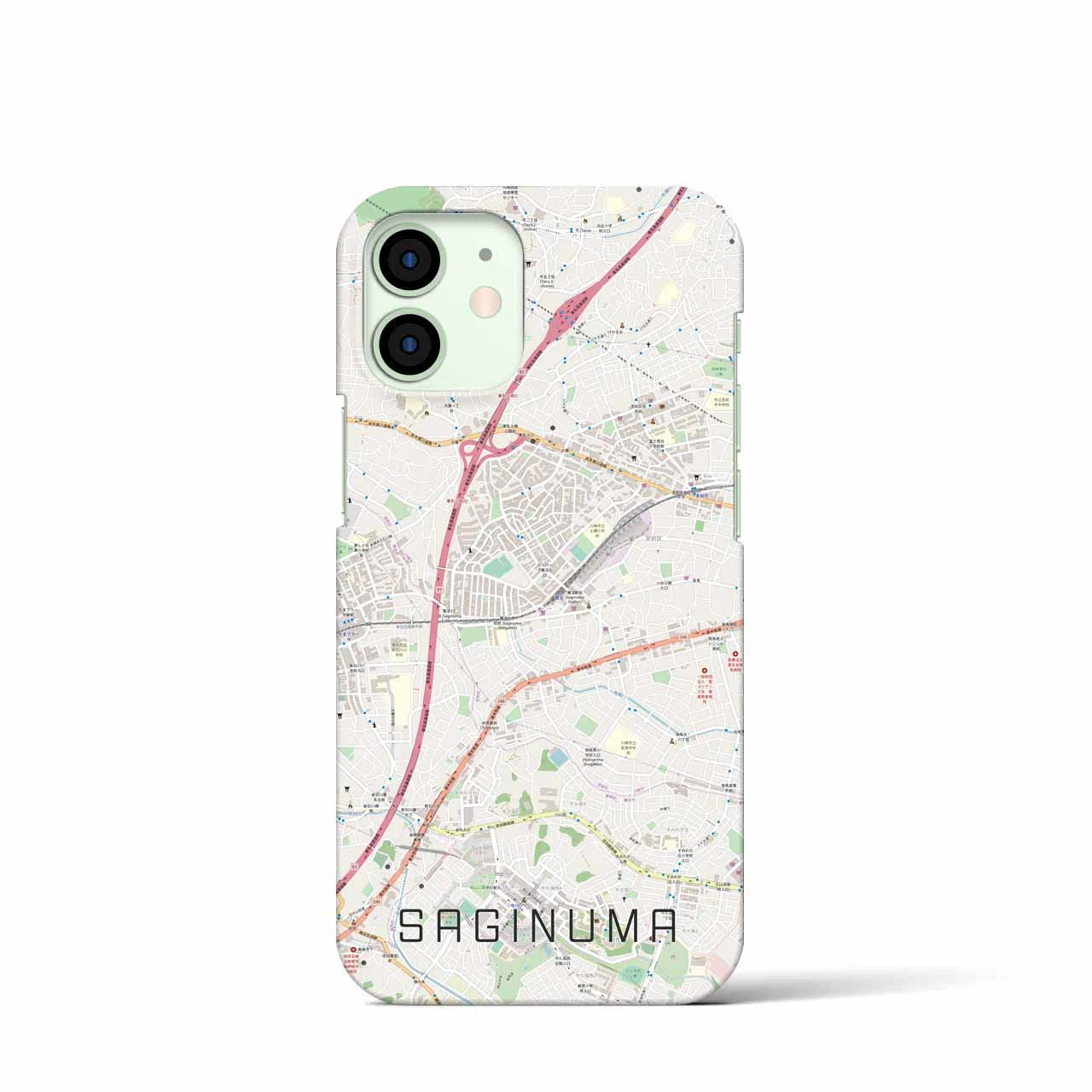 【鷺沼(神奈川県)】地図柄iPhoneケース(バックカバータイプ)