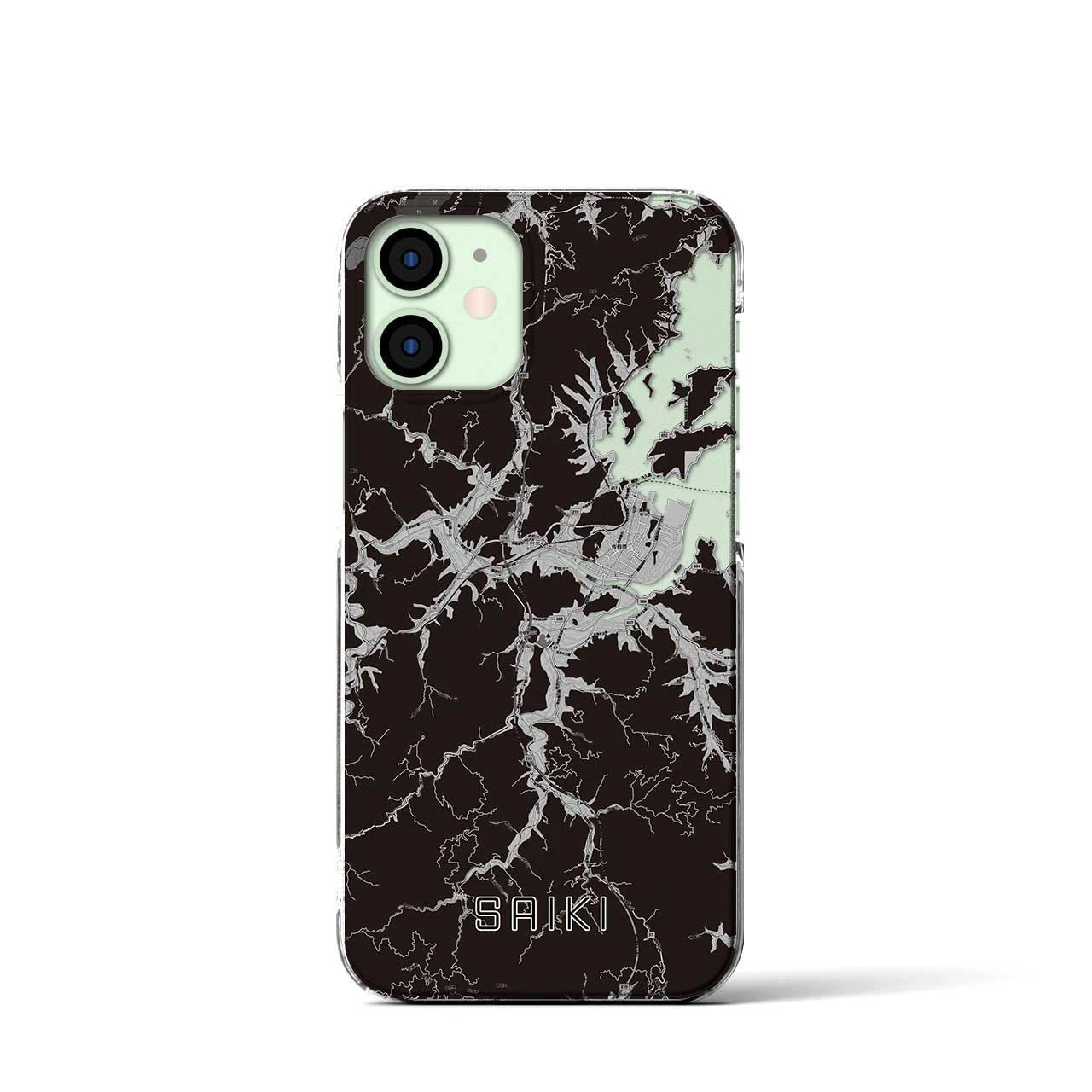 【佐伯(大分県)】地図柄iPhoneケース(クリアタイプ)