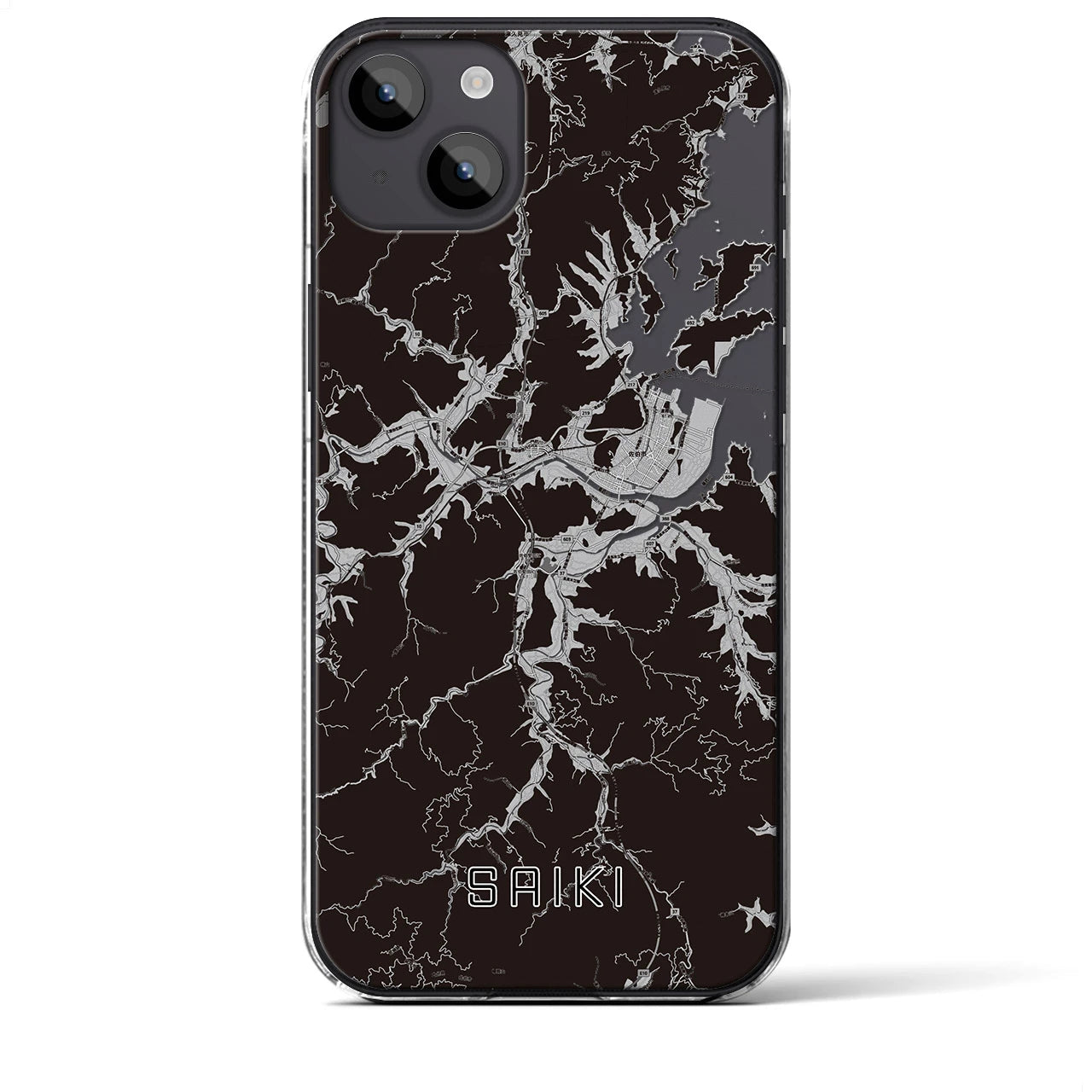 【佐伯(大分県)】地図柄iPhoneケース(クリアタイプ)