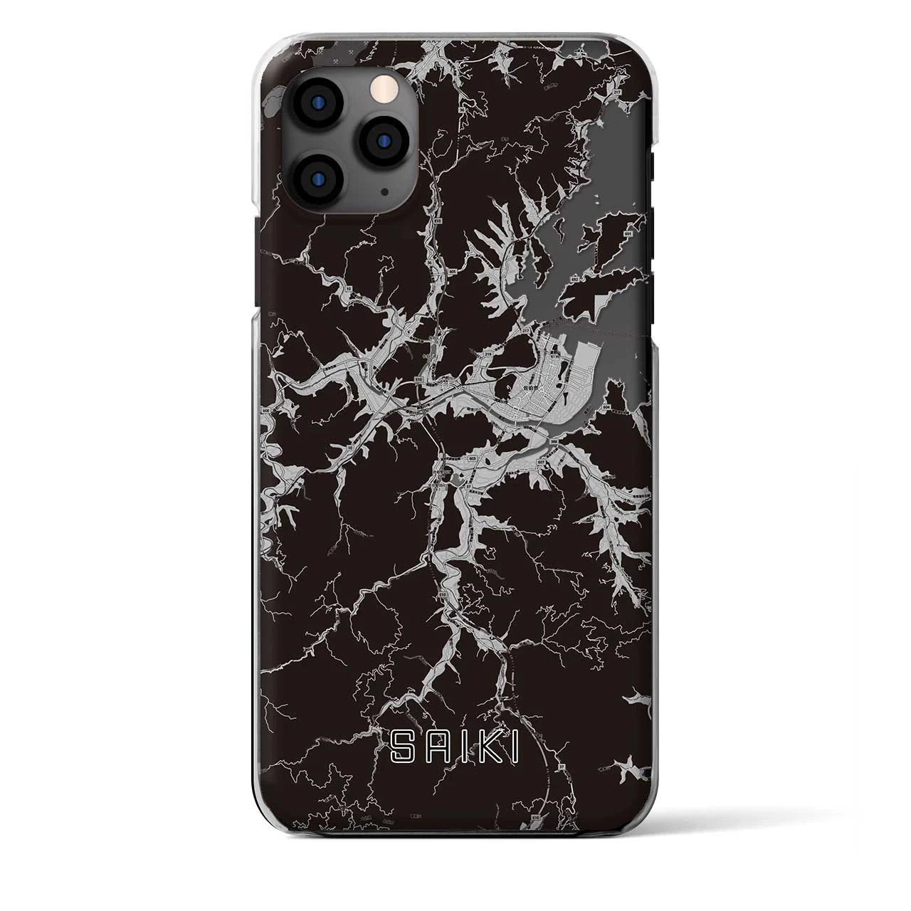 【佐伯(大分県)】地図柄iPhoneケース(クリアタイプ)