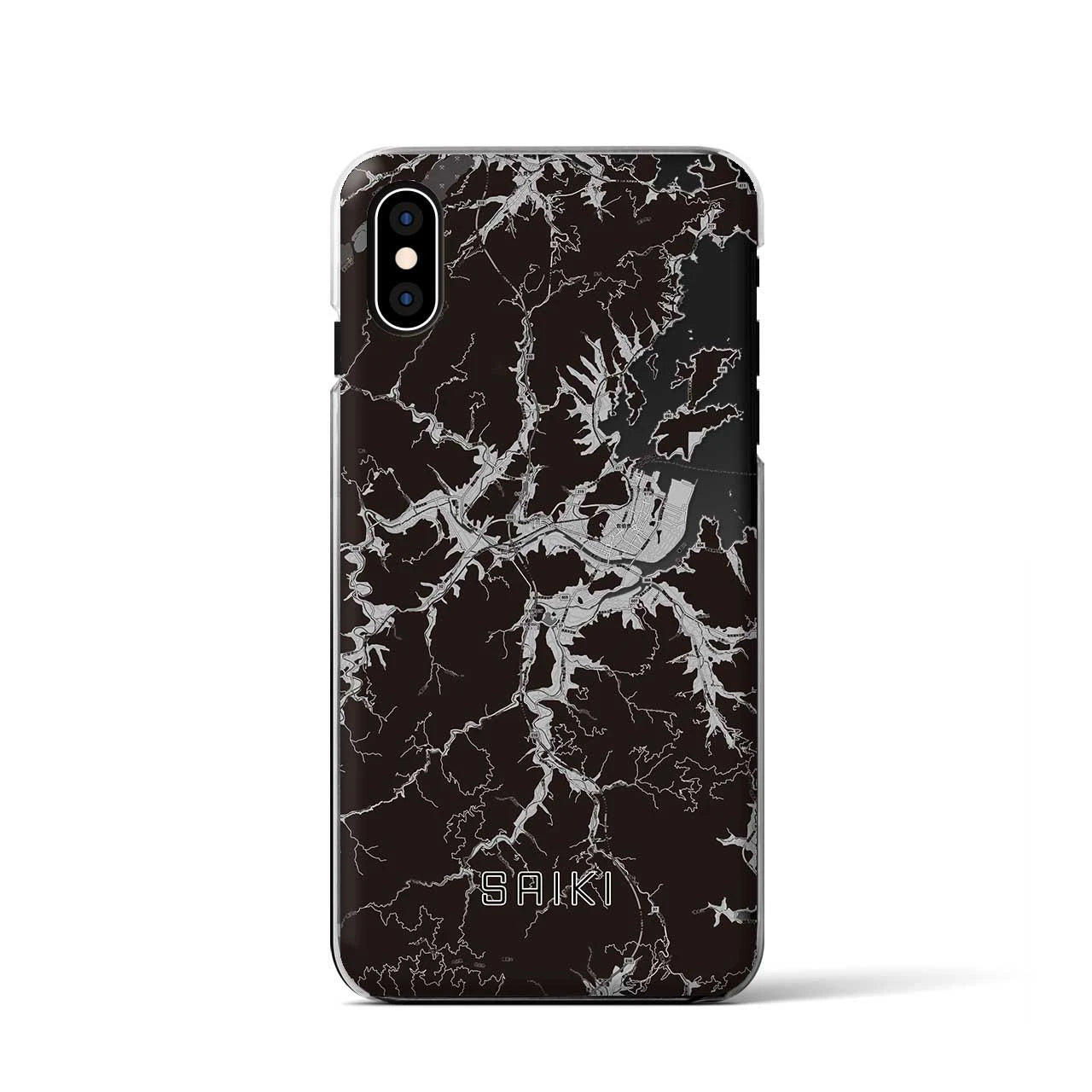 【佐伯(大分県)】地図柄iPhoneケース(クリアタイプ)