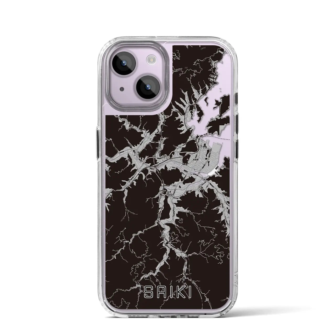 【佐伯(大分県)】地図柄iPhoneケース(MagSafeタイプ)