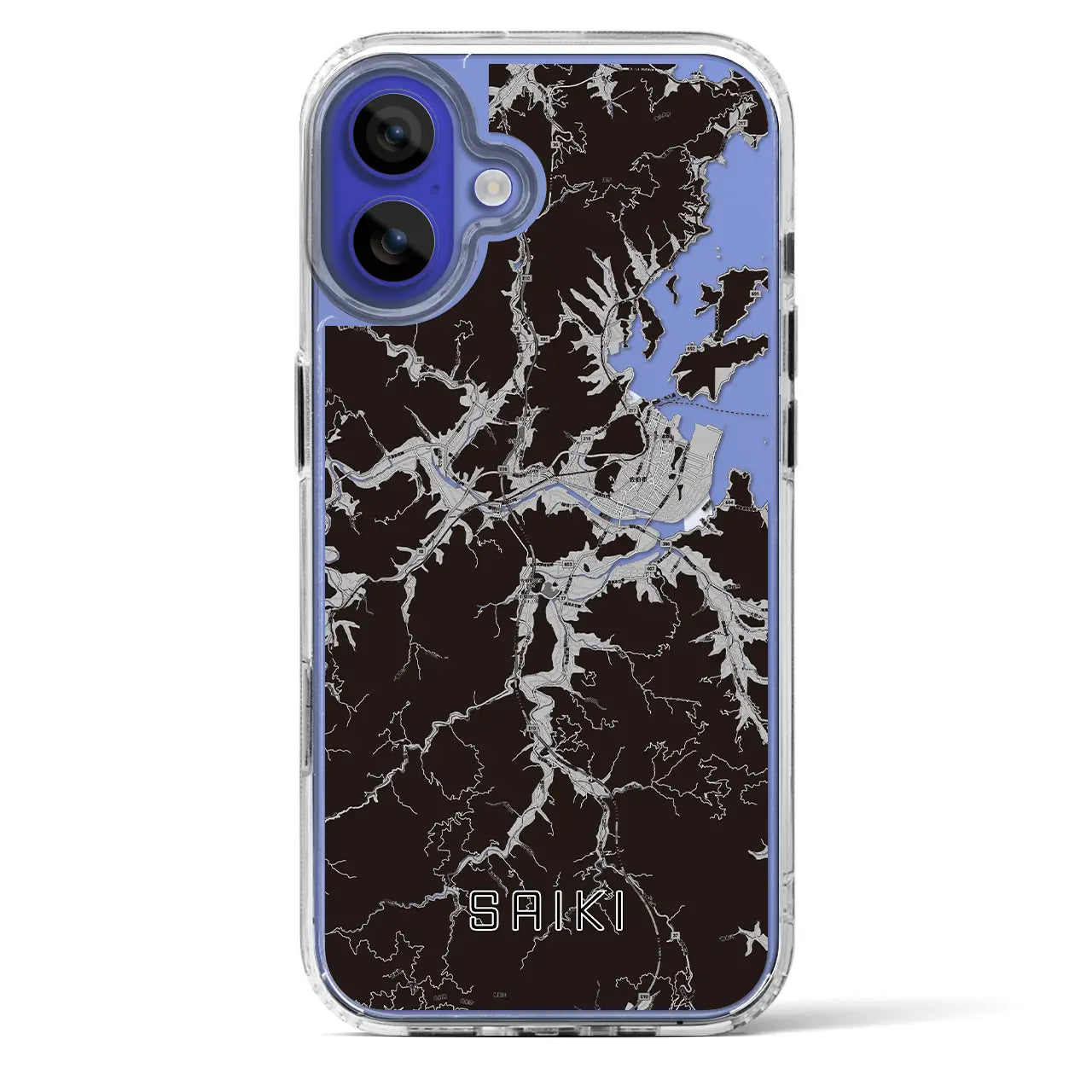 【佐伯(大分県)】地図柄iPhoneケース(MagSafeタイプ)
