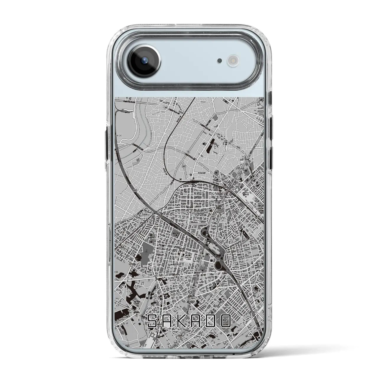 【坂戸(埼玉県)】地図柄iPhoneケース(MagSafeタイプ)