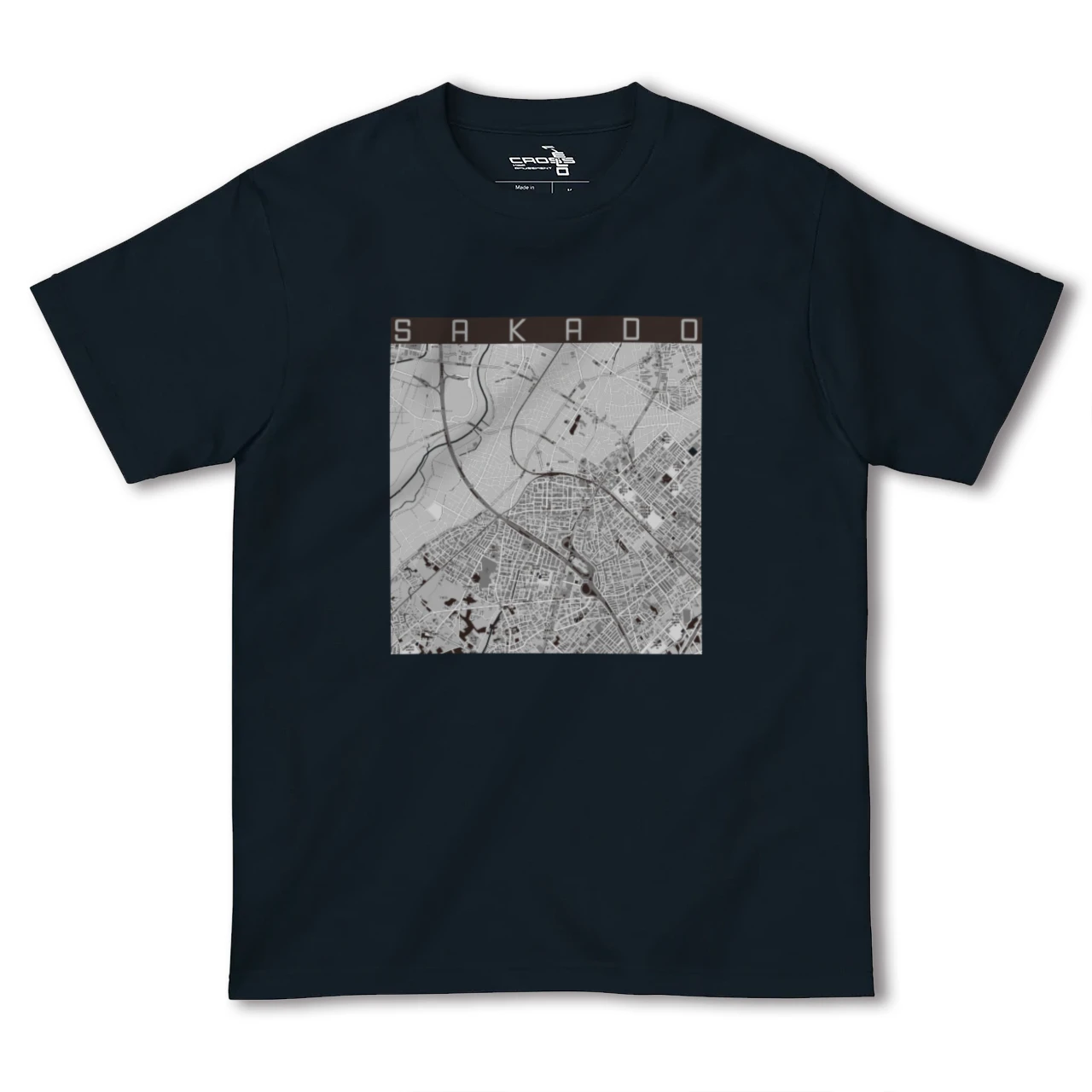 【坂戸(埼玉県)】地図柄ヘビーウェイトTシャツ