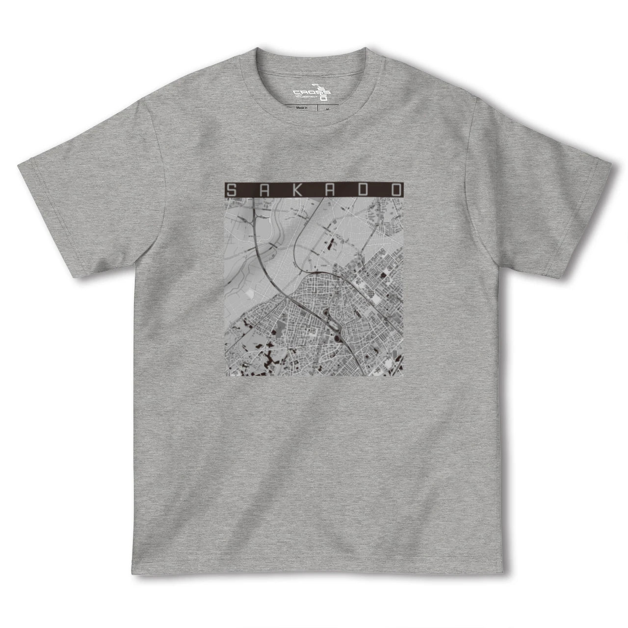 【坂戸(埼玉県)】地図柄ヘビーウェイトTシャツ