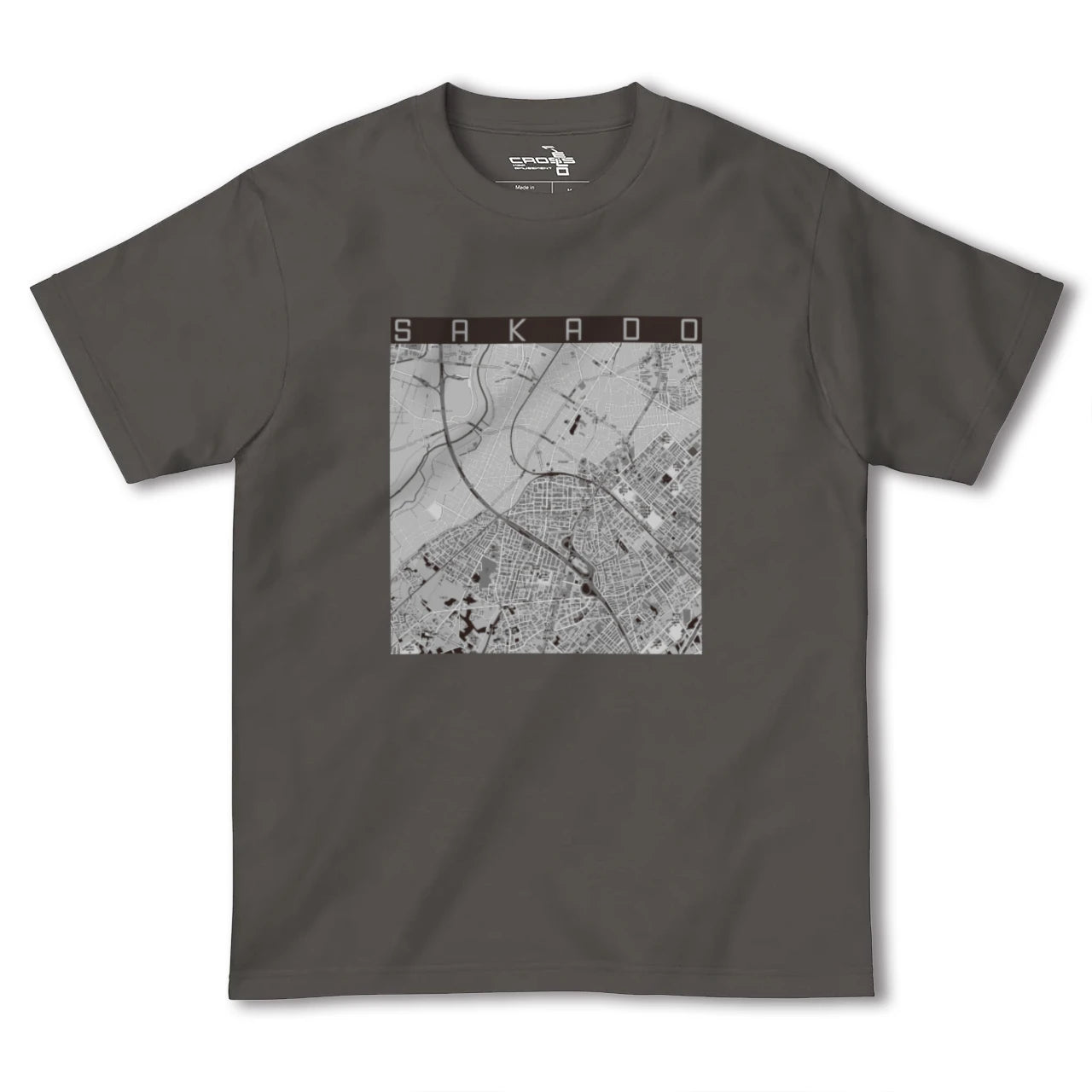 【坂戸(埼玉県)】地図柄ヘビーウェイトTシャツ